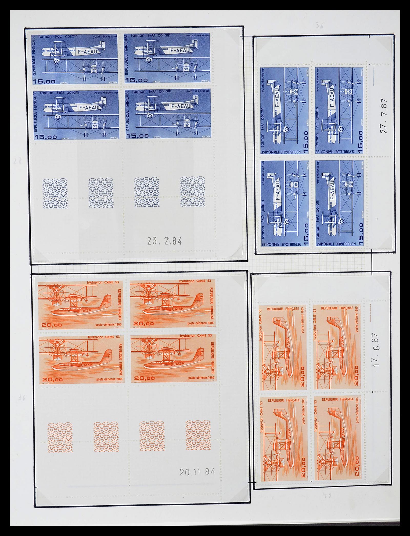 34656 056 - Postzegelverzameling 34656 Frankrijk 1849-1972.