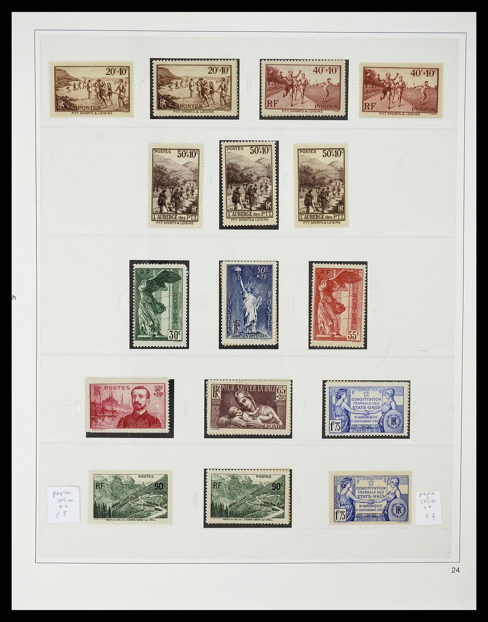 34656 059 - Postzegelverzameling 34656 Frankrijk 1849-1972.