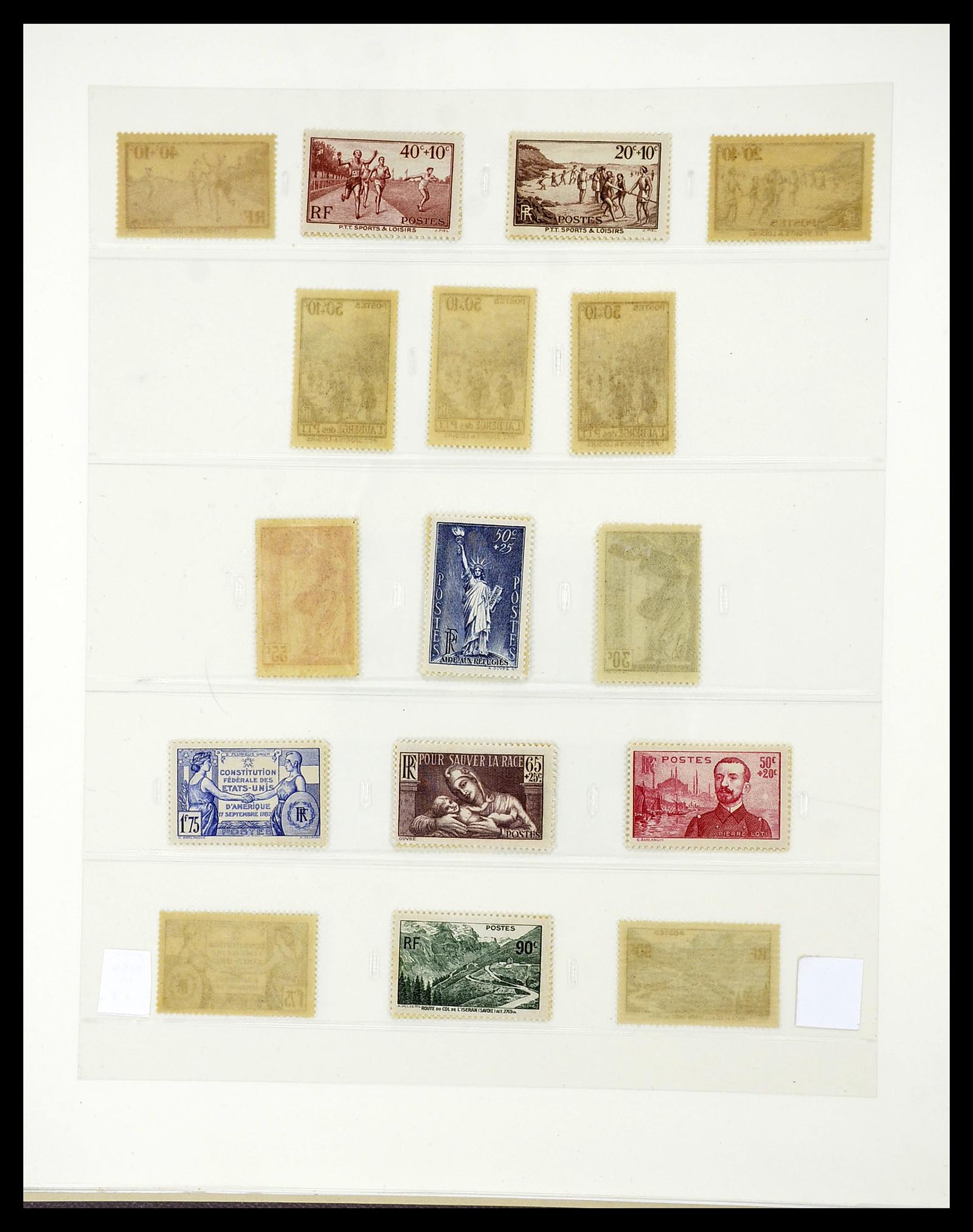 34656 060 - Postzegelverzameling 34656 Frankrijk 1849-1972.
