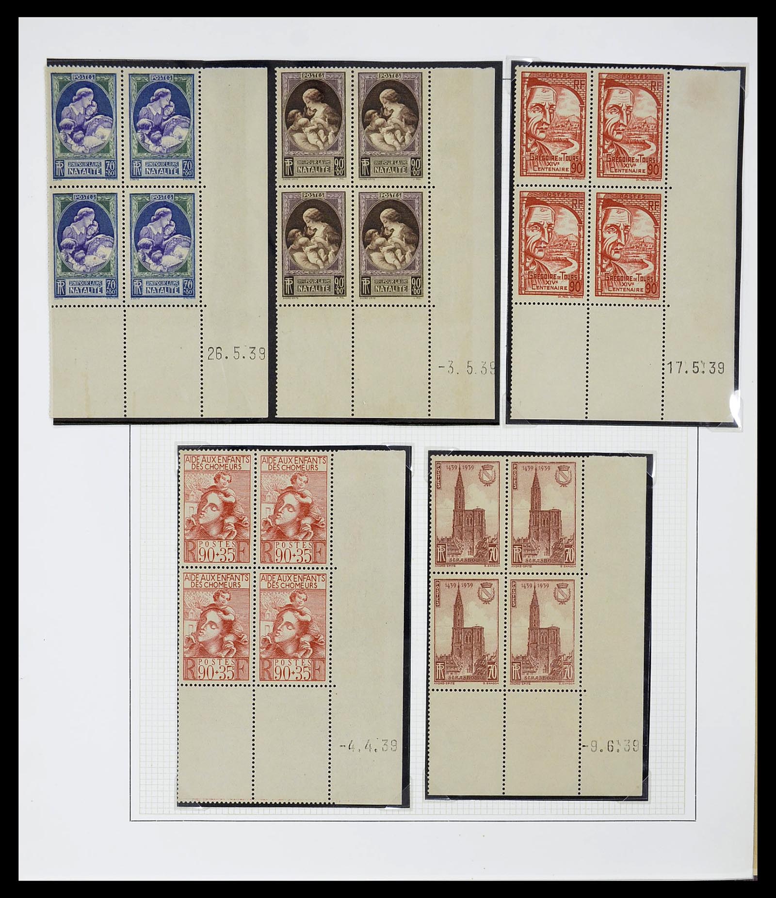 34656 082 - Postzegelverzameling 34656 Frankrijk 1849-1972.