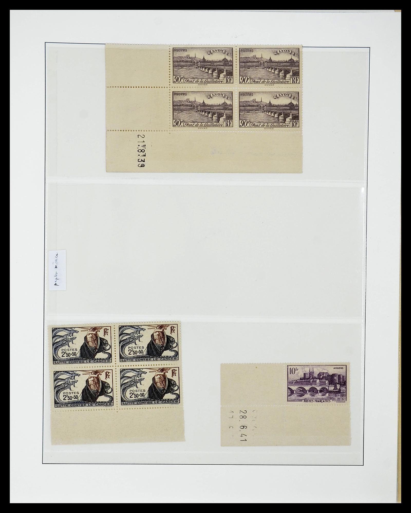 34656 087 - Postzegelverzameling 34656 Frankrijk 1849-1972.