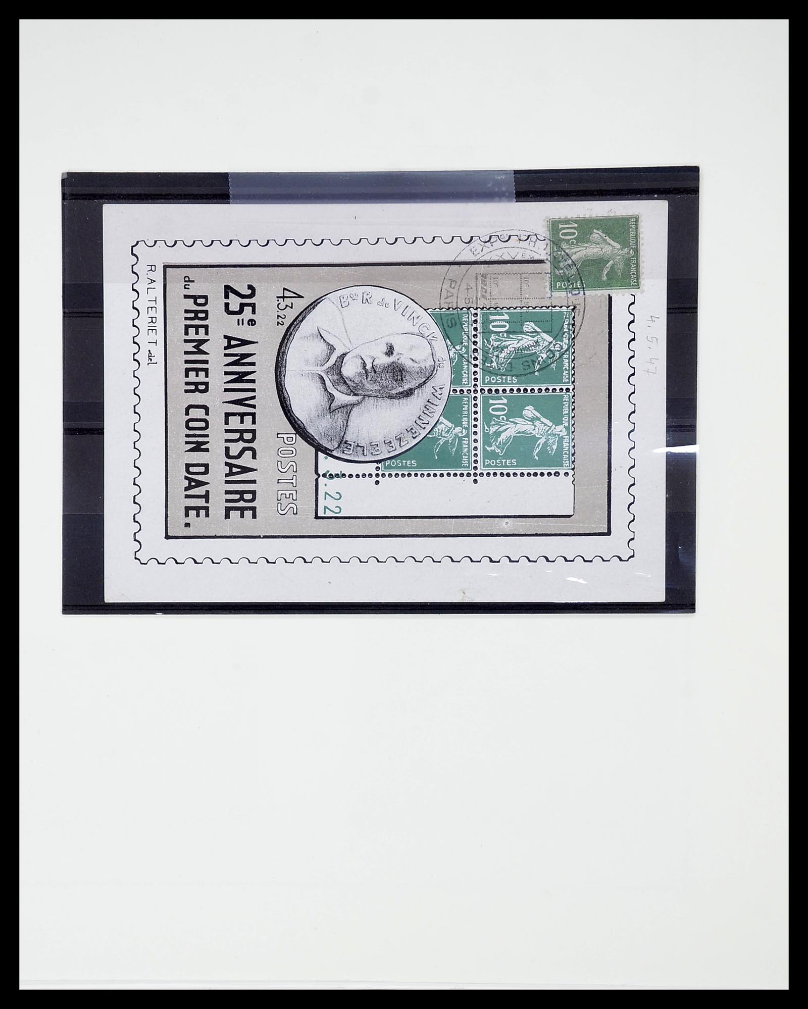 34656 089 - Postzegelverzameling 34656 Frankrijk 1849-1972.