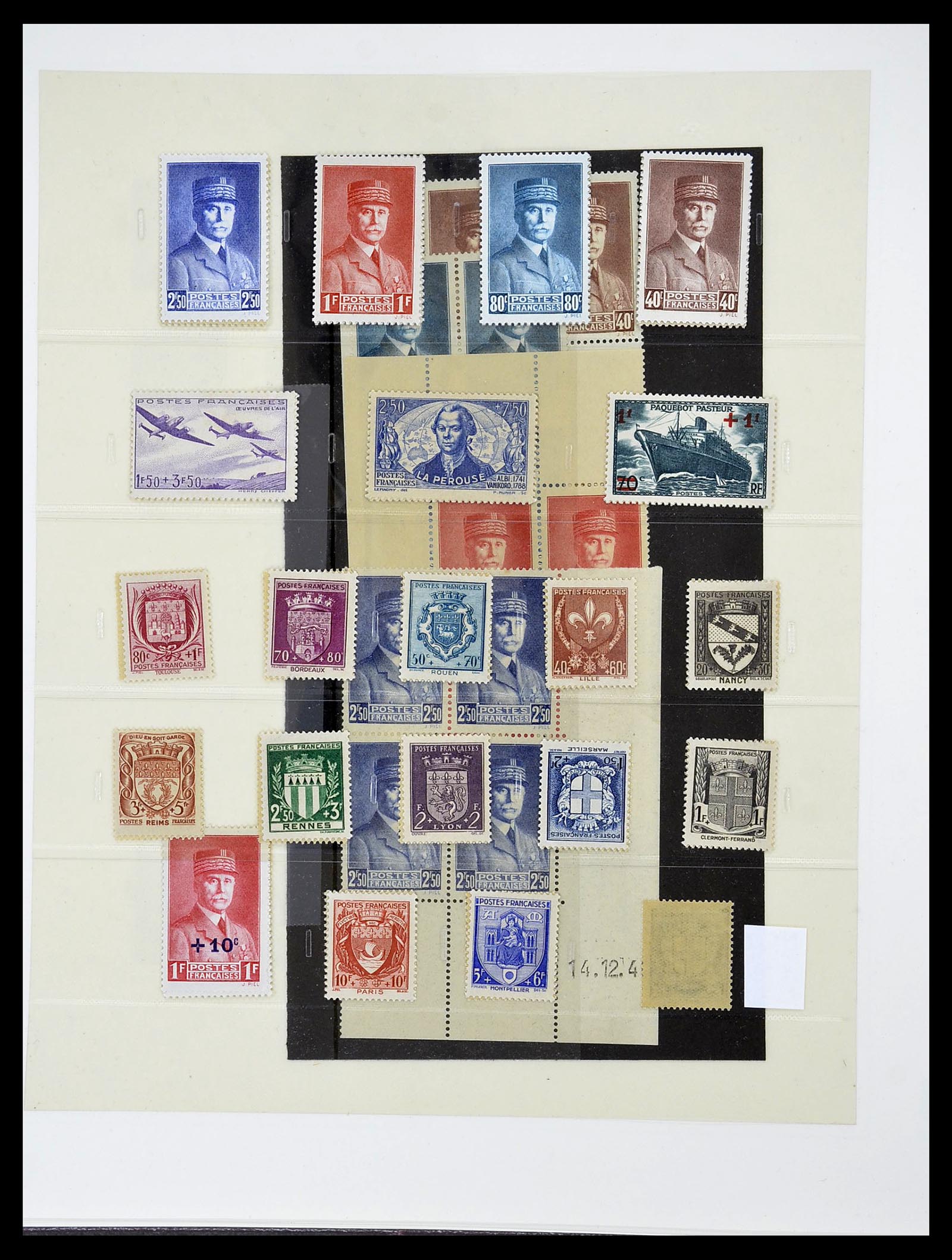 34656 096 - Postzegelverzameling 34656 Frankrijk 1849-1972.