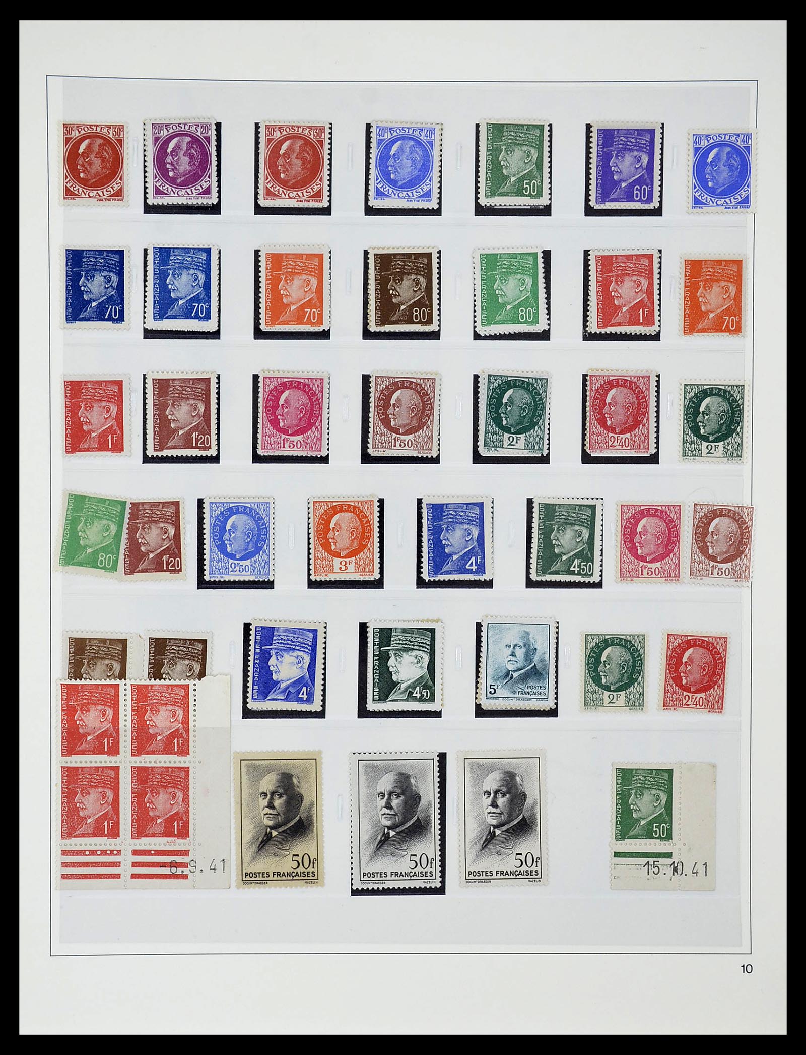 34656 097 - Postzegelverzameling 34656 Frankrijk 1849-1972.