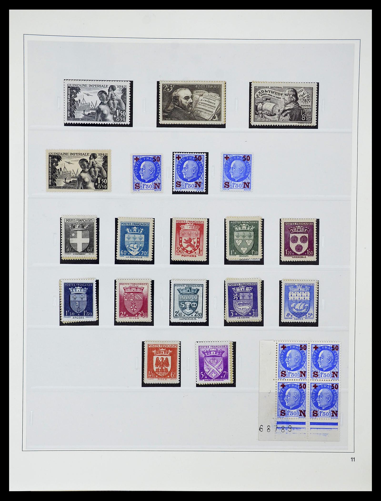 34656 099 - Postzegelverzameling 34656 Frankrijk 1849-1972.