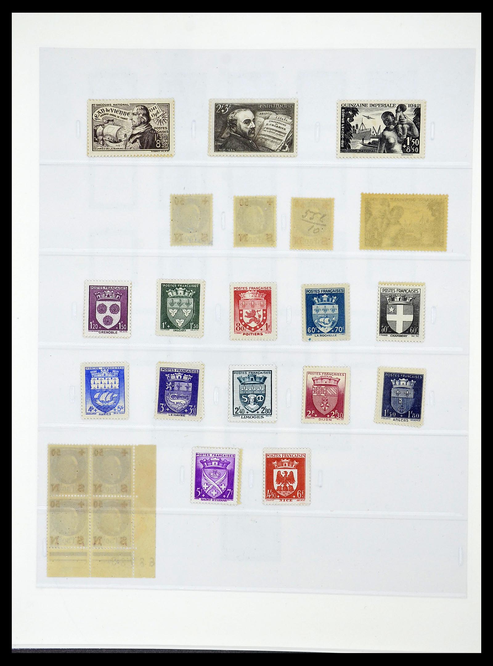 34656 100 - Postzegelverzameling 34656 Frankrijk 1849-1972.