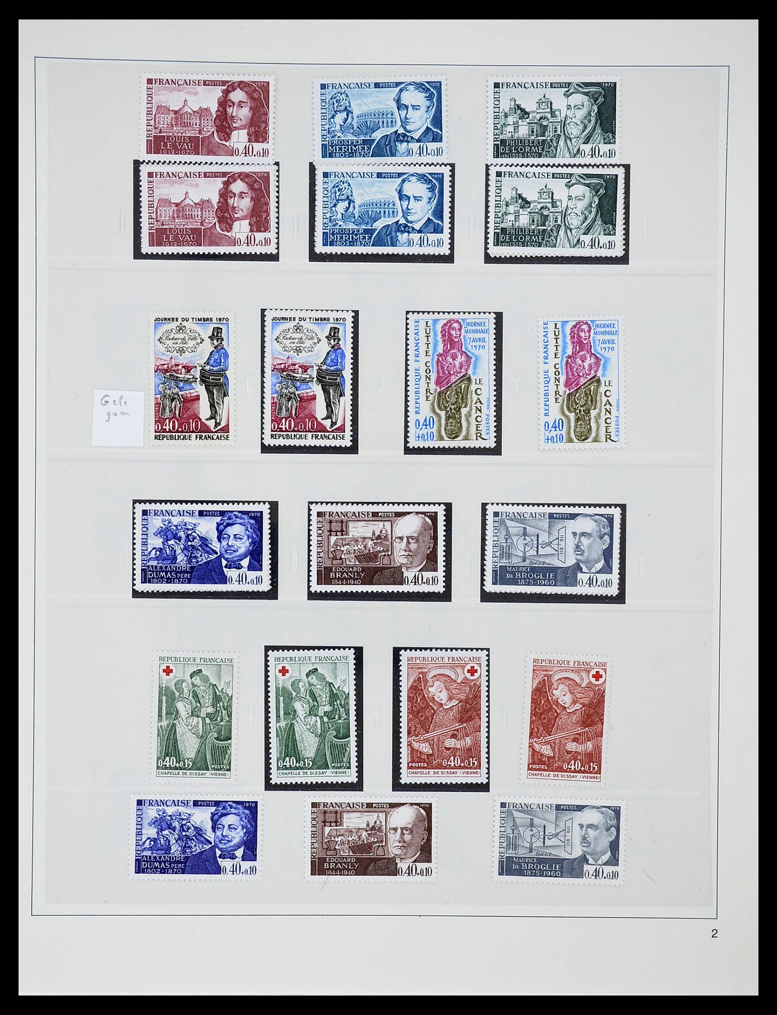 34656 310 - Postzegelverzameling 34656 Frankrijk 1849-1972.