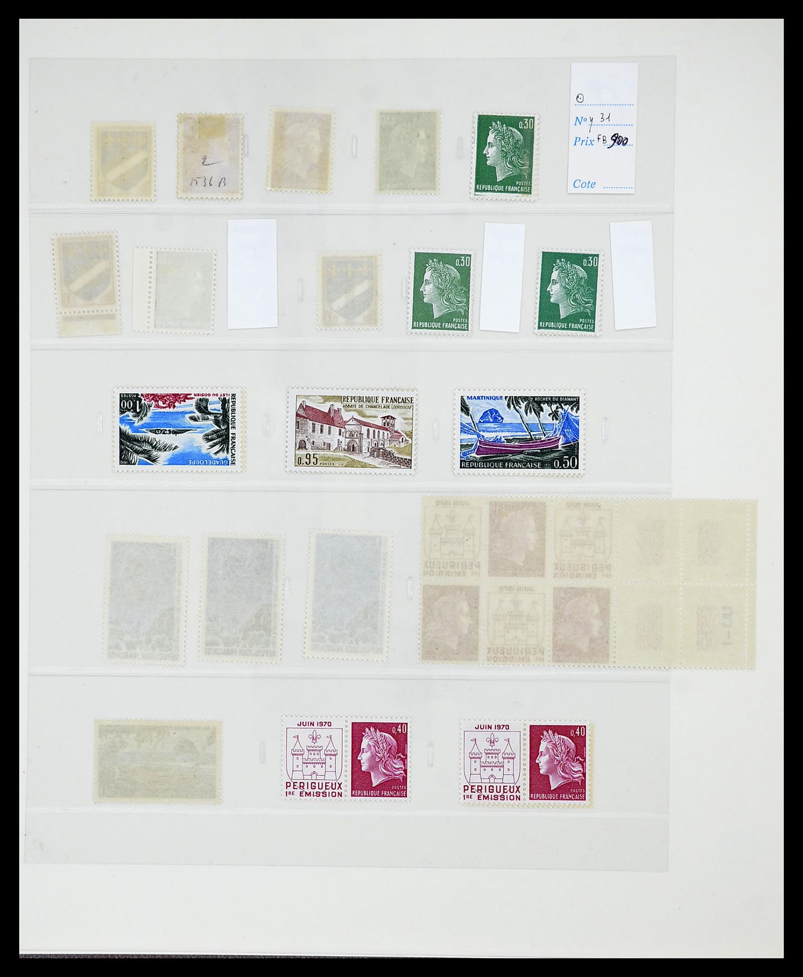 34656 318 - Postzegelverzameling 34656 Frankrijk 1849-1972.