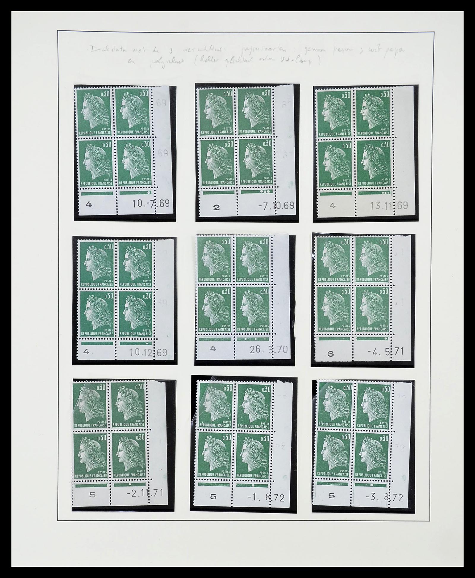 34656 320 - Postzegelverzameling 34656 Frankrijk 1849-1972.