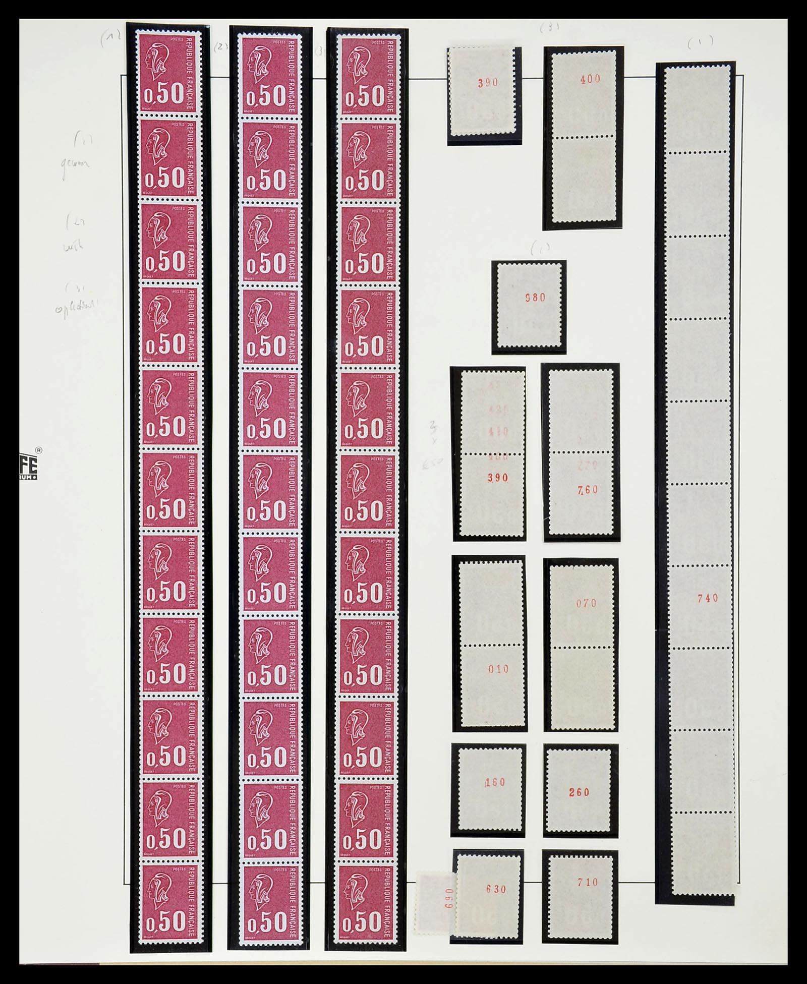 34656 326 - Postzegelverzameling 34656 Frankrijk 1849-1972.