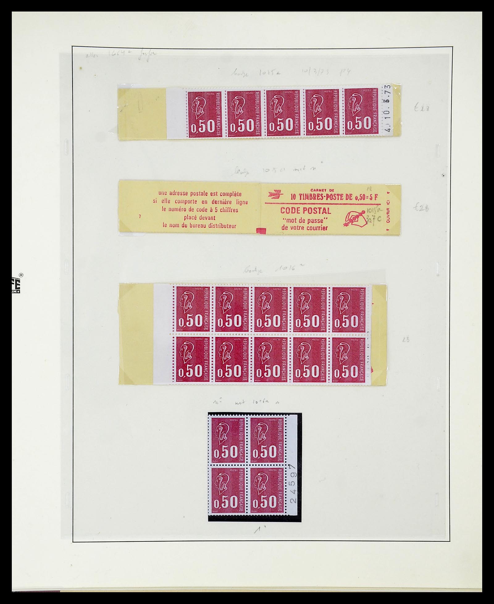 34656 328 - Postzegelverzameling 34656 Frankrijk 1849-1972.