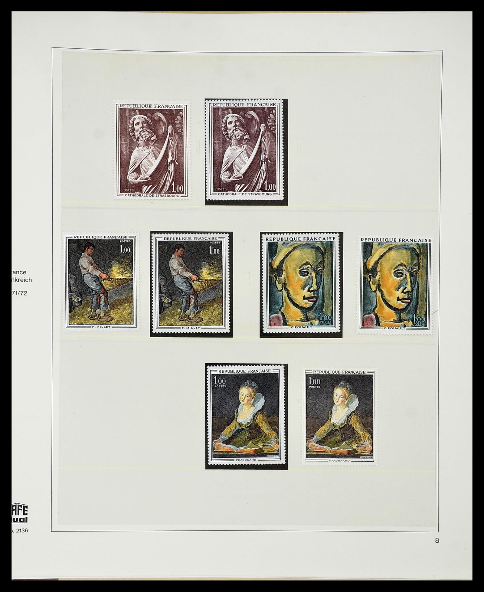 34656 330 - Postzegelverzameling 34656 Frankrijk 1849-1972.