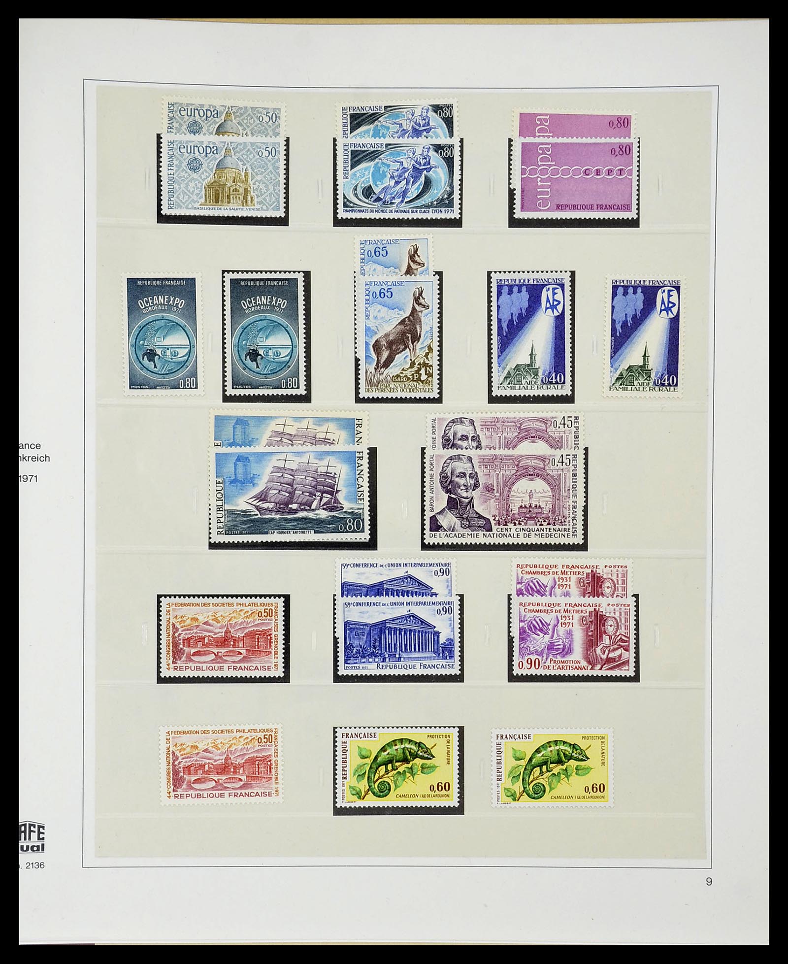 34656 331 - Stamp Collection 34656 France 1849-1972.