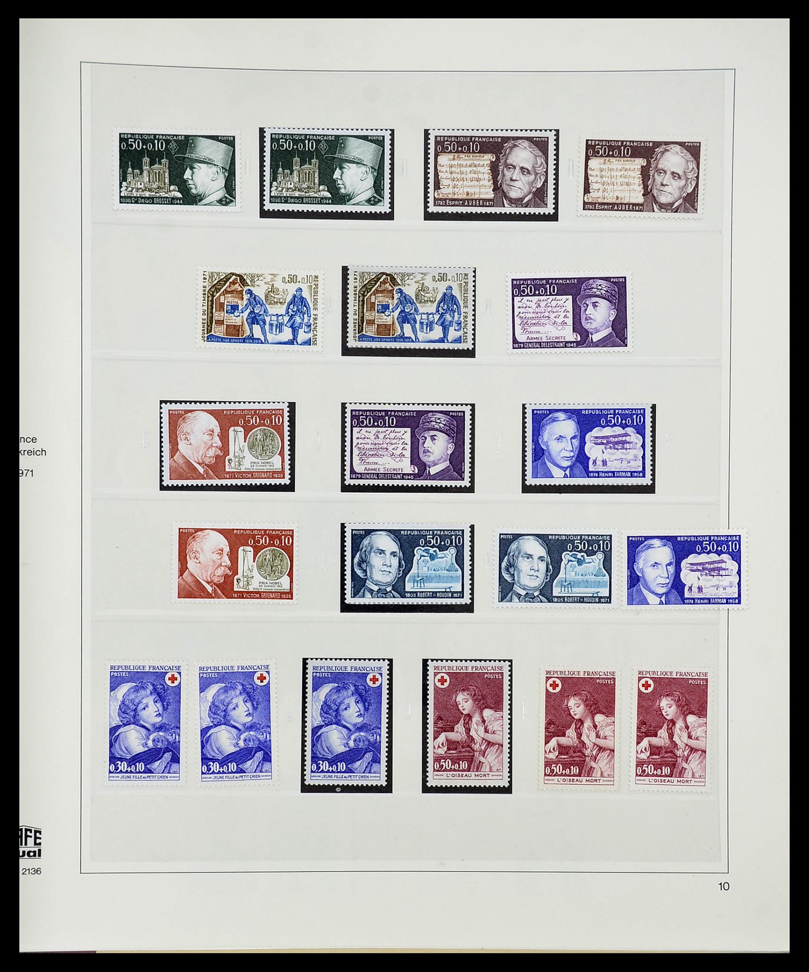 34656 332 - Postzegelverzameling 34656 Frankrijk 1849-1972.