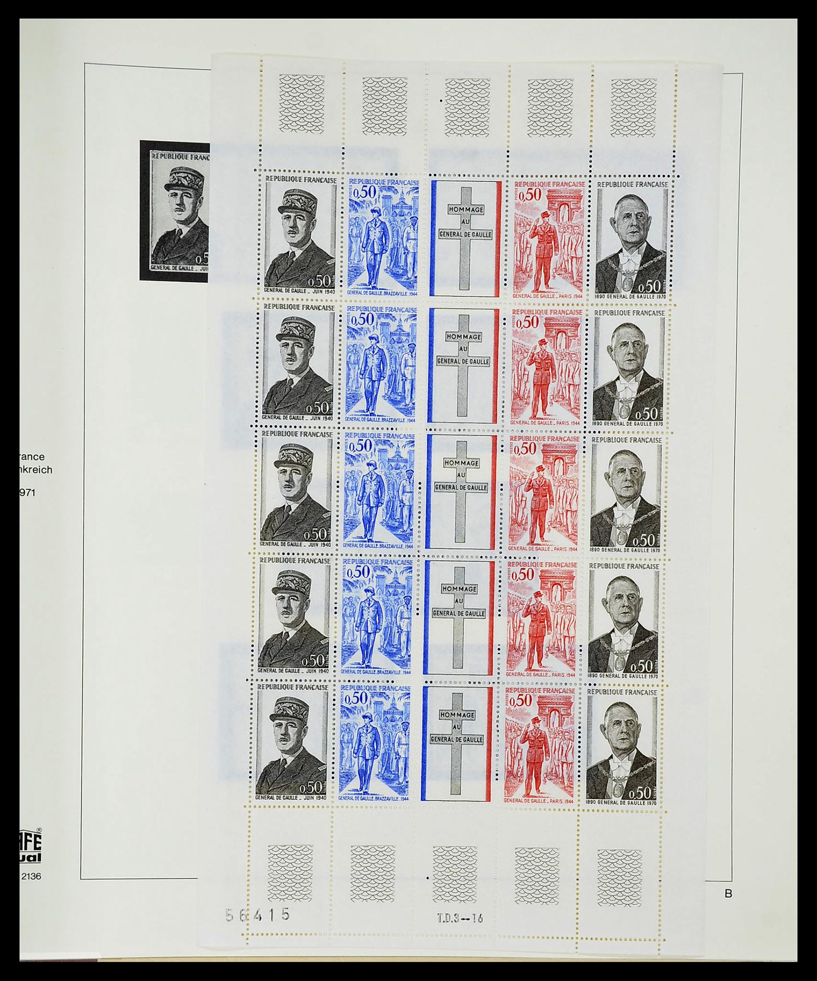 34656 335 - Postzegelverzameling 34656 Frankrijk 1849-1972.