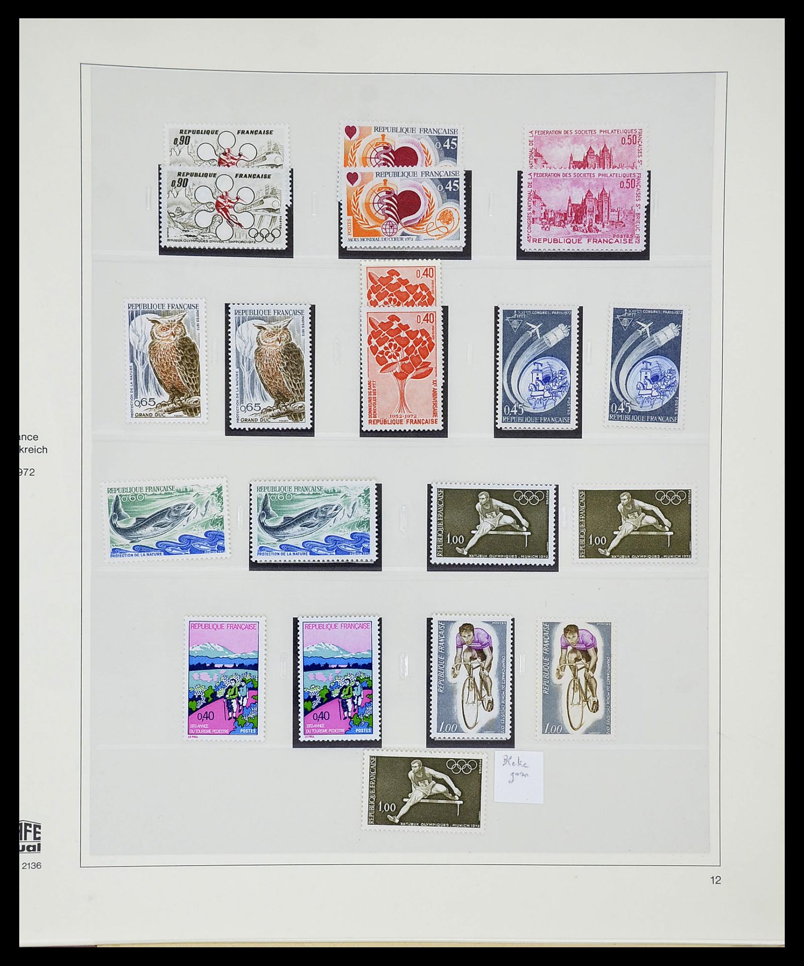 34656 336 - Postzegelverzameling 34656 Frankrijk 1849-1972.