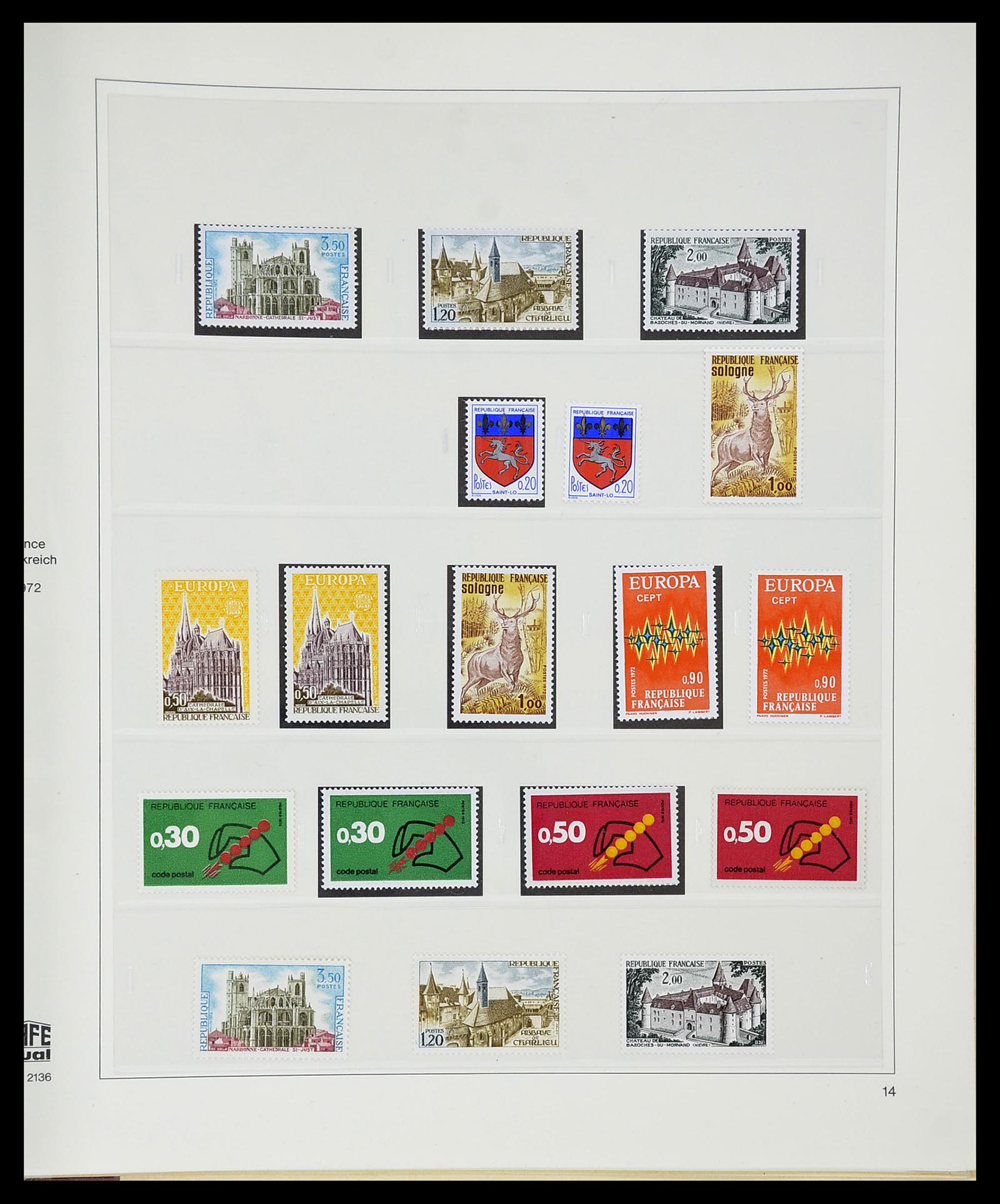 34656 338 - Stamp Collection 34656 France 1849-1972.
