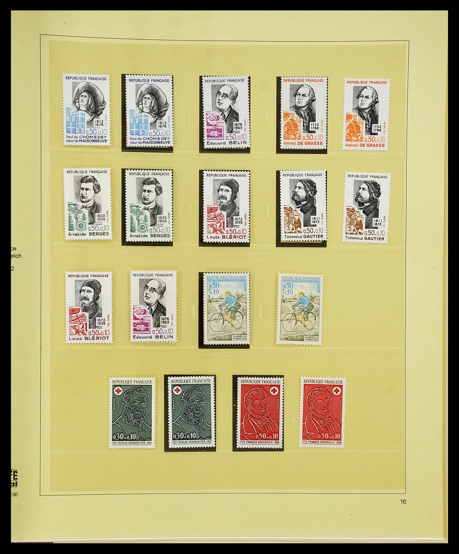 34656 340 - Stamp Collection 34656 France 1849-1972.