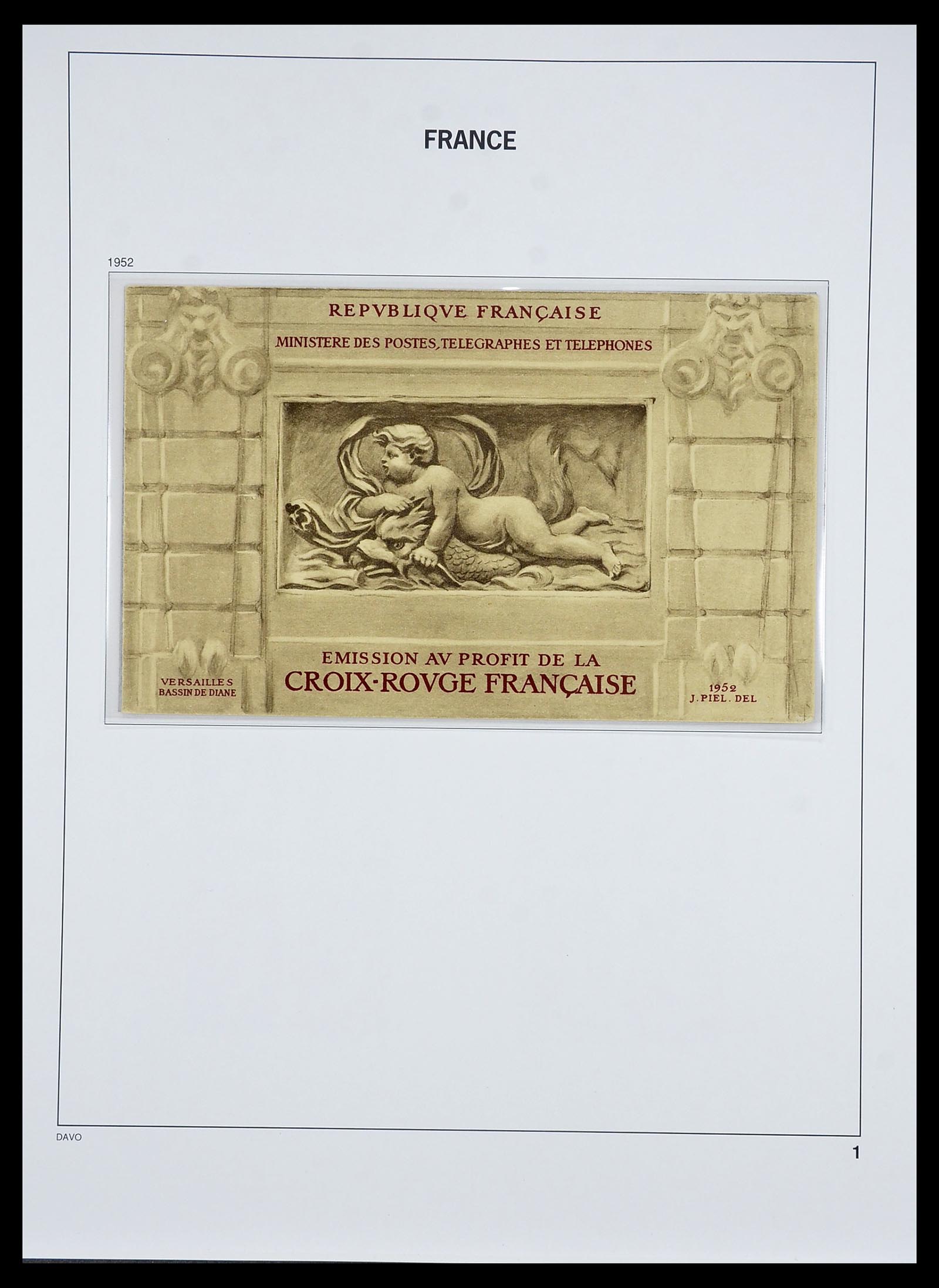 34657 001 - Postzegelverzameling 34657 Frankrijk postzegelboekjes 1952-2011.