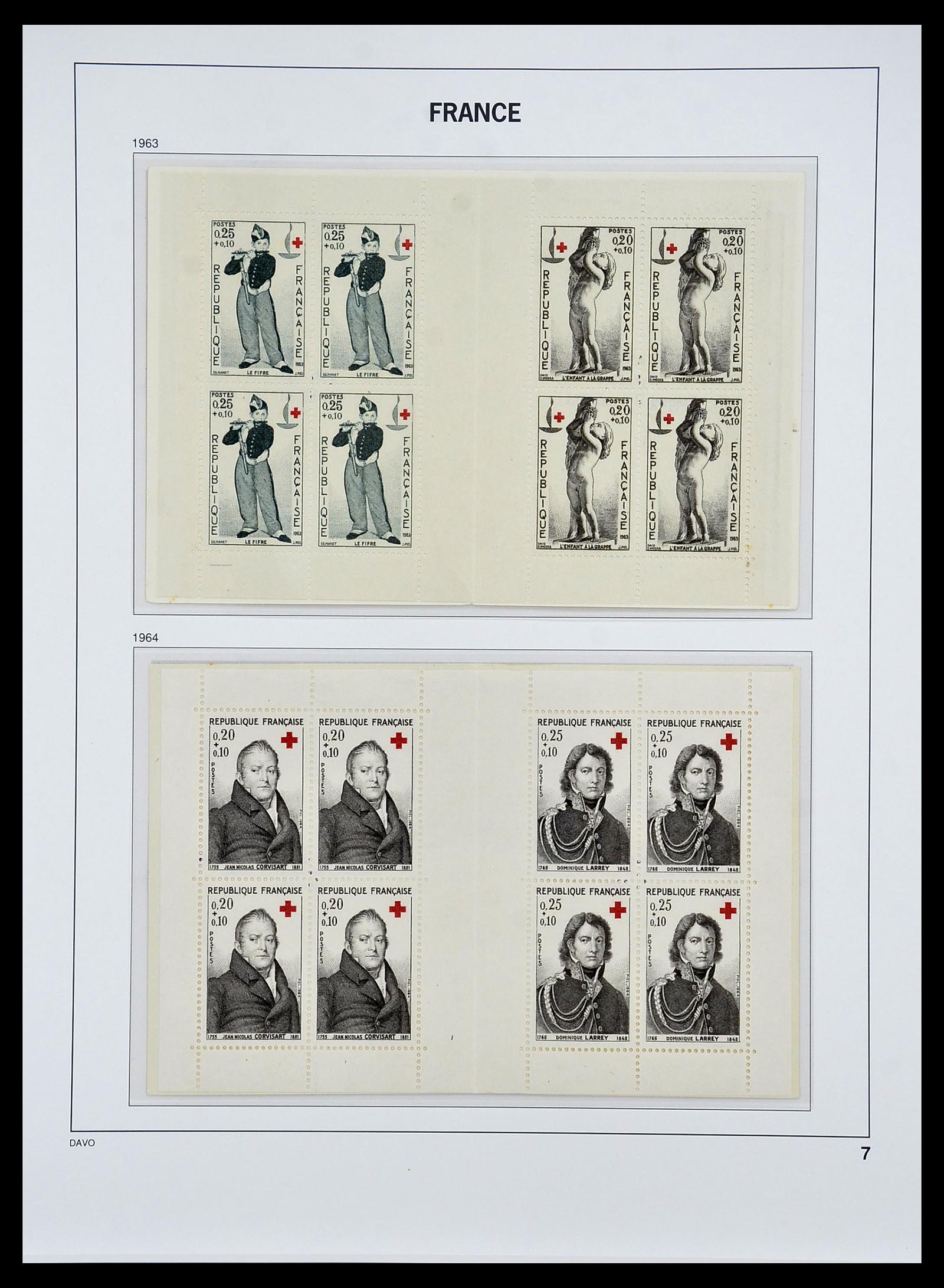 34657 007 - Postzegelverzameling 34657 Frankrijk postzegelboekjes 1952-2011.