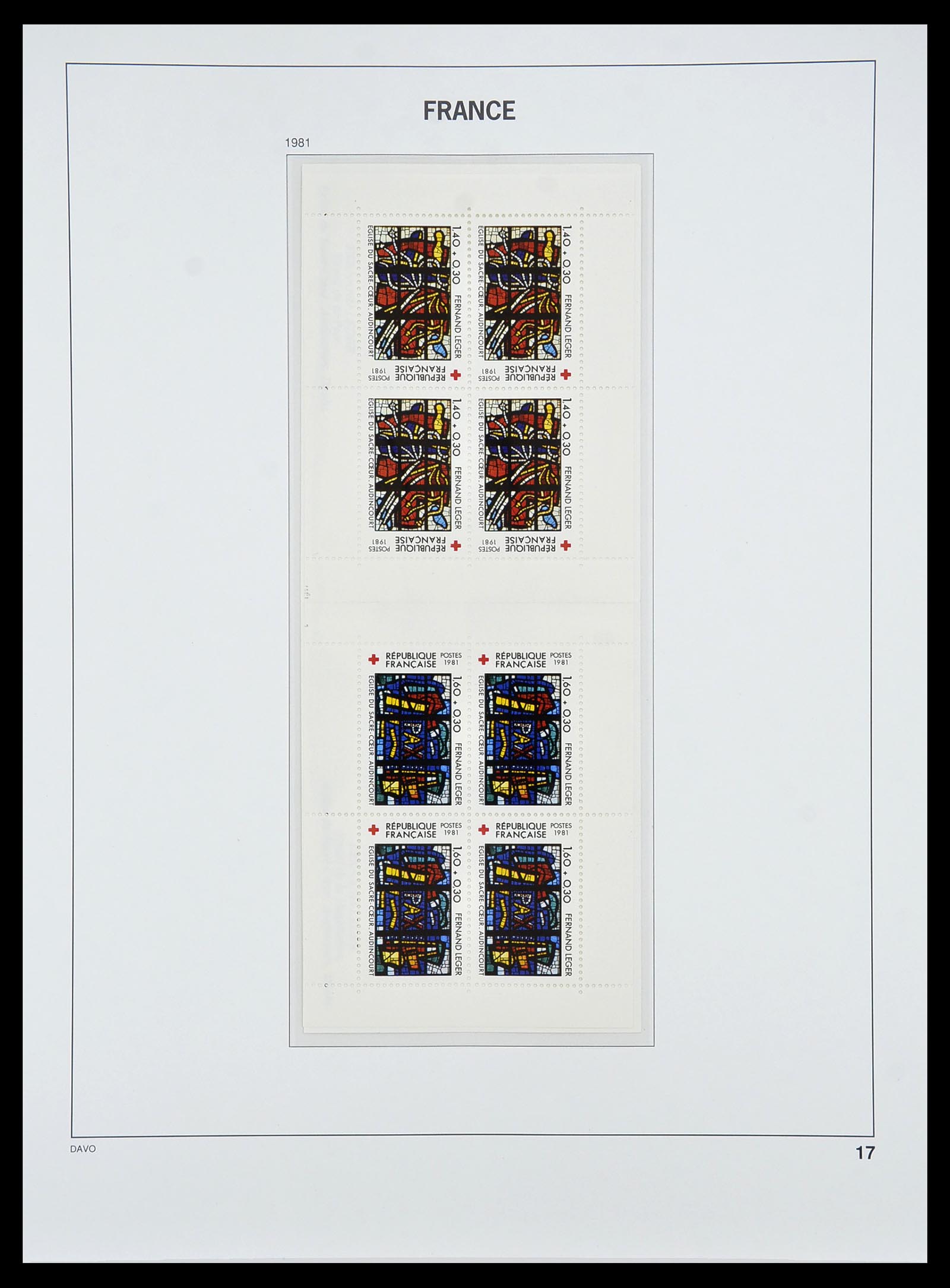 34657 017 - Postzegelverzameling 34657 Frankrijk postzegelboekjes 1952-2011.