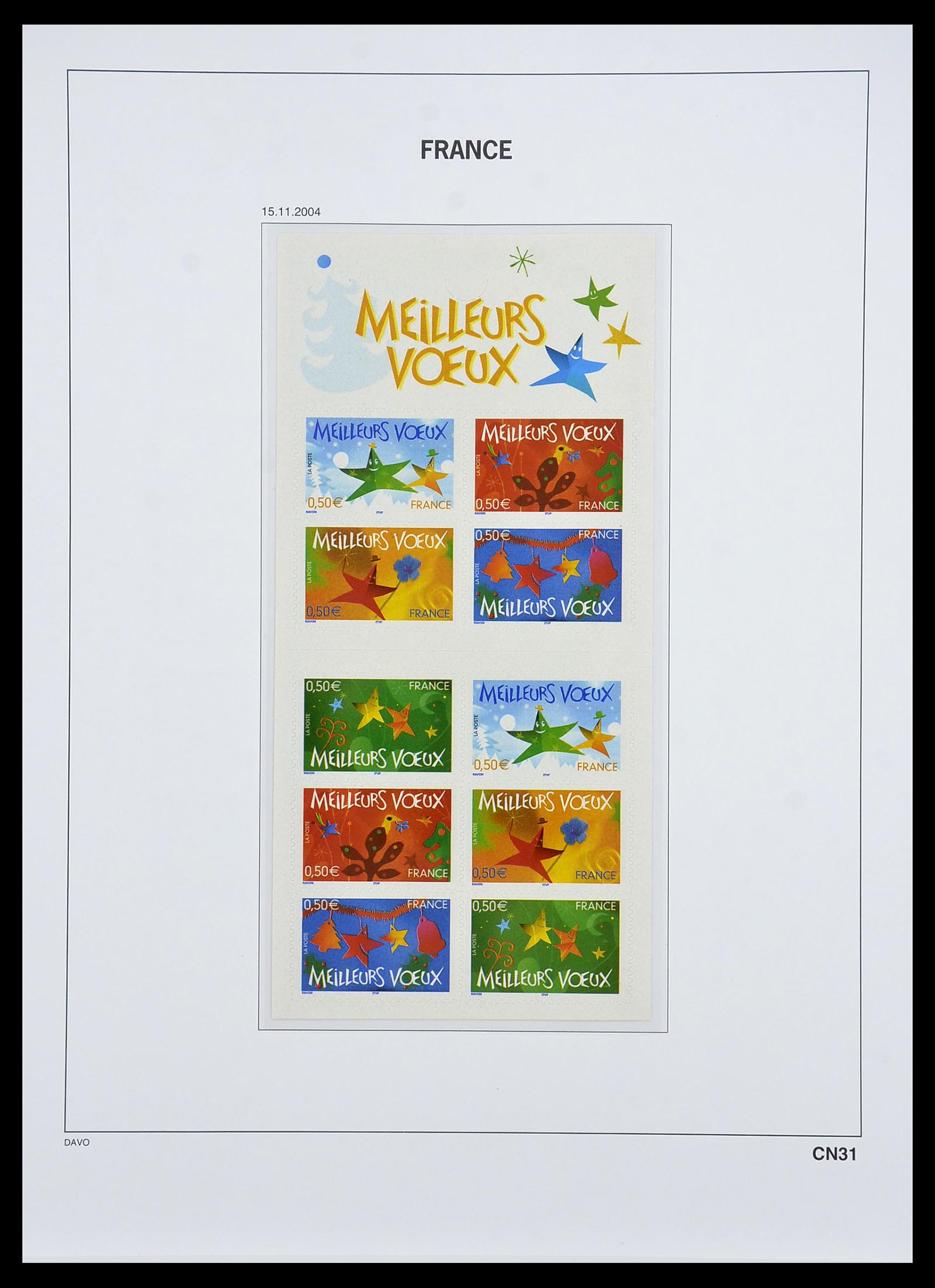 34657 034 - Postzegelverzameling 34657 Frankrijk postzegelboekjes 1952-2011.