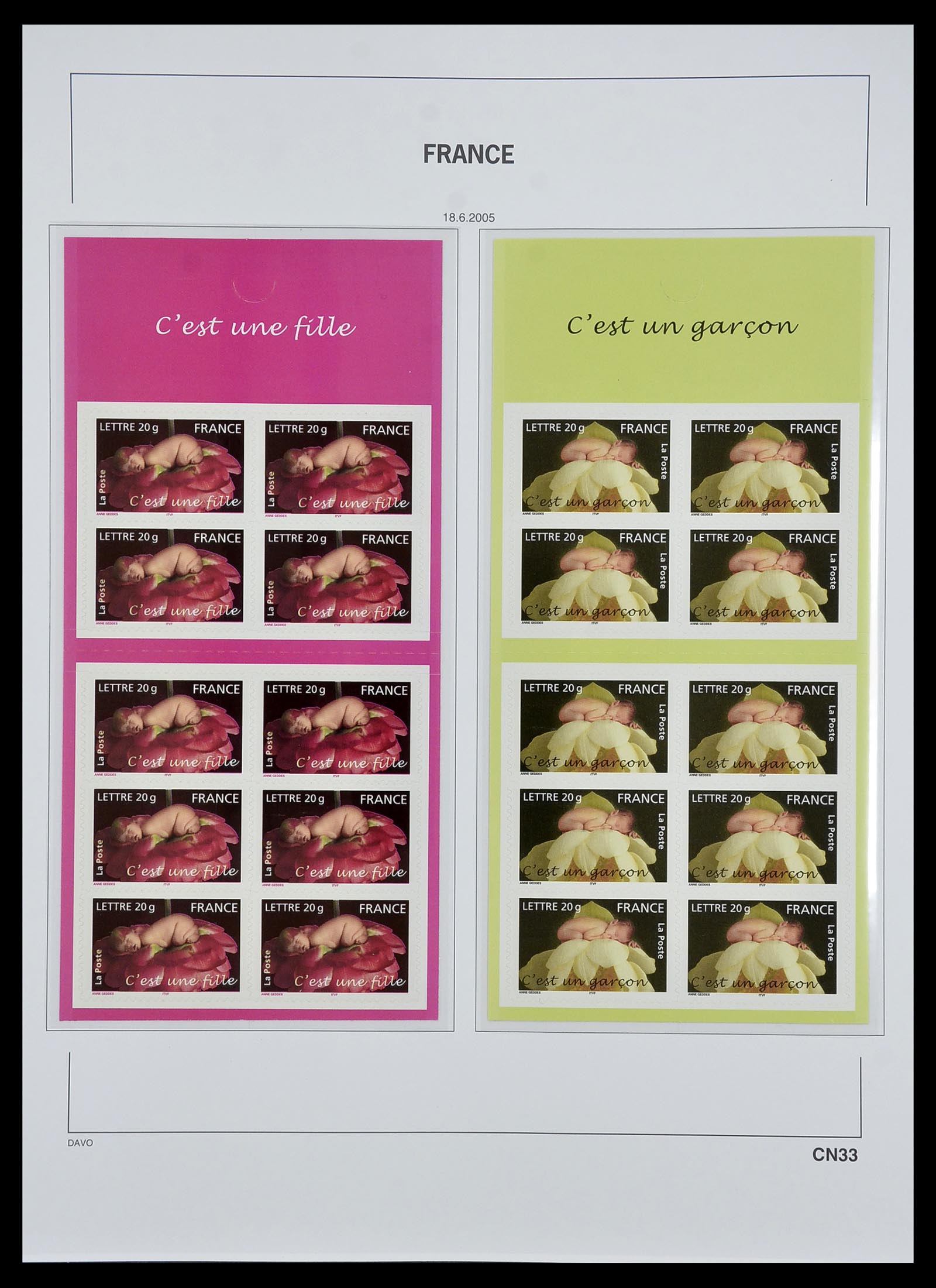 34657 036 - Postzegelverzameling 34657 Frankrijk postzegelboekjes 1952-2011.