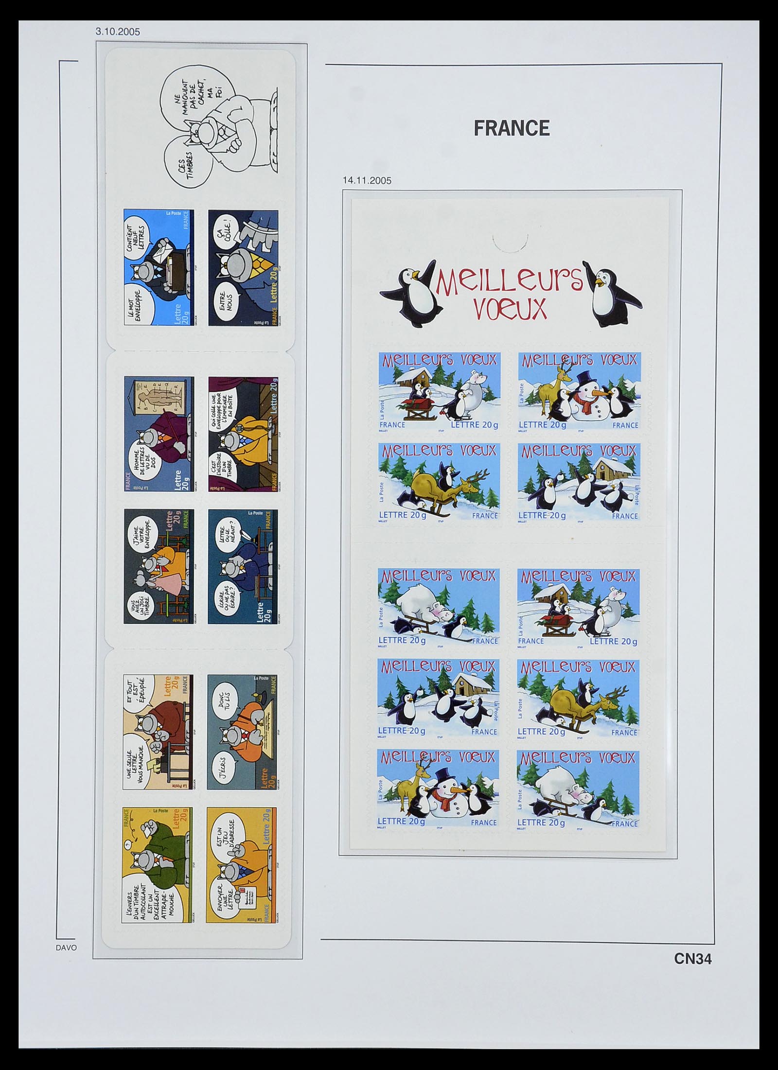 34657 037 - Postzegelverzameling 34657 Frankrijk postzegelboekjes 1952-2011.