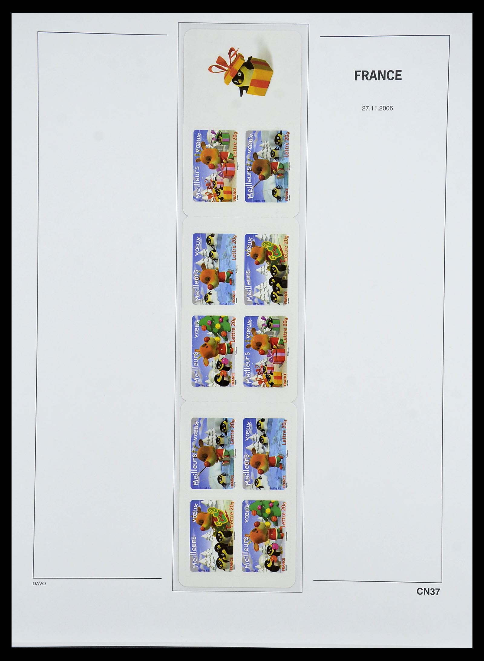 34657 040 - Postzegelverzameling 34657 Frankrijk postzegelboekjes 1952-2011.
