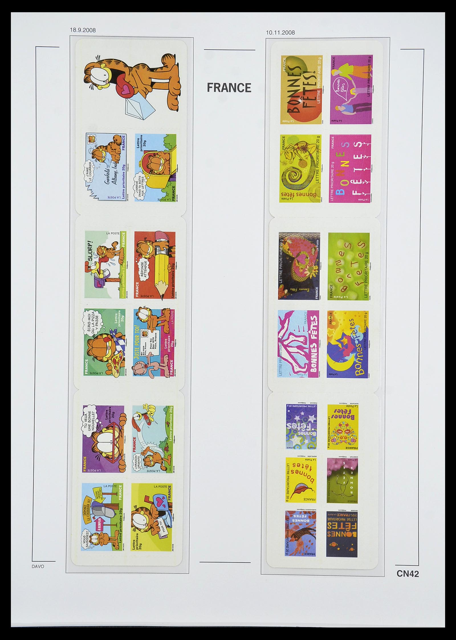 34657 049 - Postzegelverzameling 34657 Frankrijk postzegelboekjes 1952-2011.