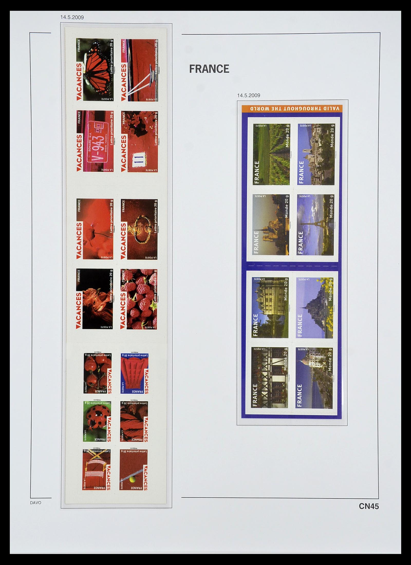 34657 053 - Postzegelverzameling 34657 Frankrijk postzegelboekjes 1952-2011.