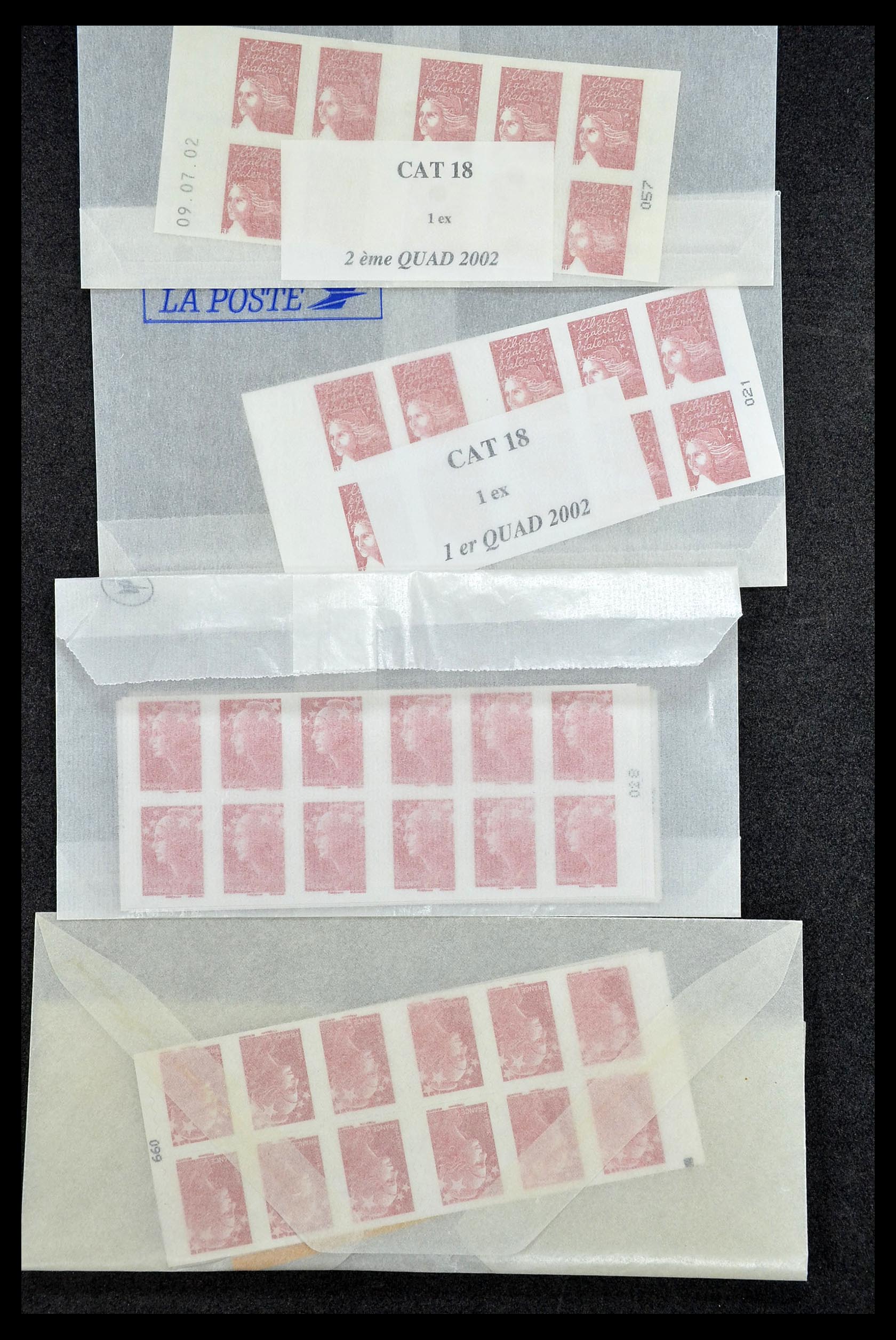34657 068 - Postzegelverzameling 34657 Frankrijk postzegelboekjes 1952-2011.