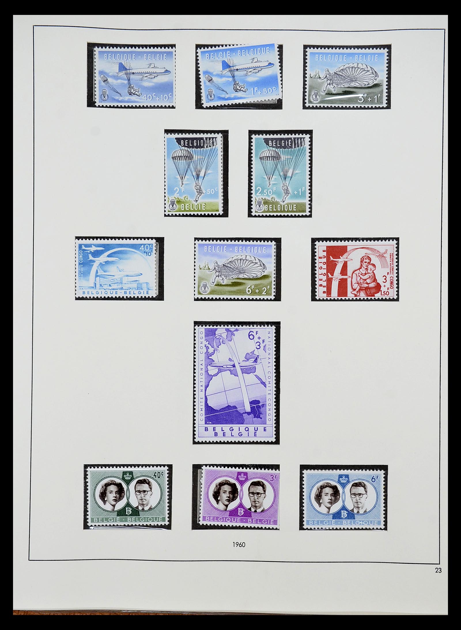34658 003 - Stamp Collection 34658 Belgium 1963-2005.