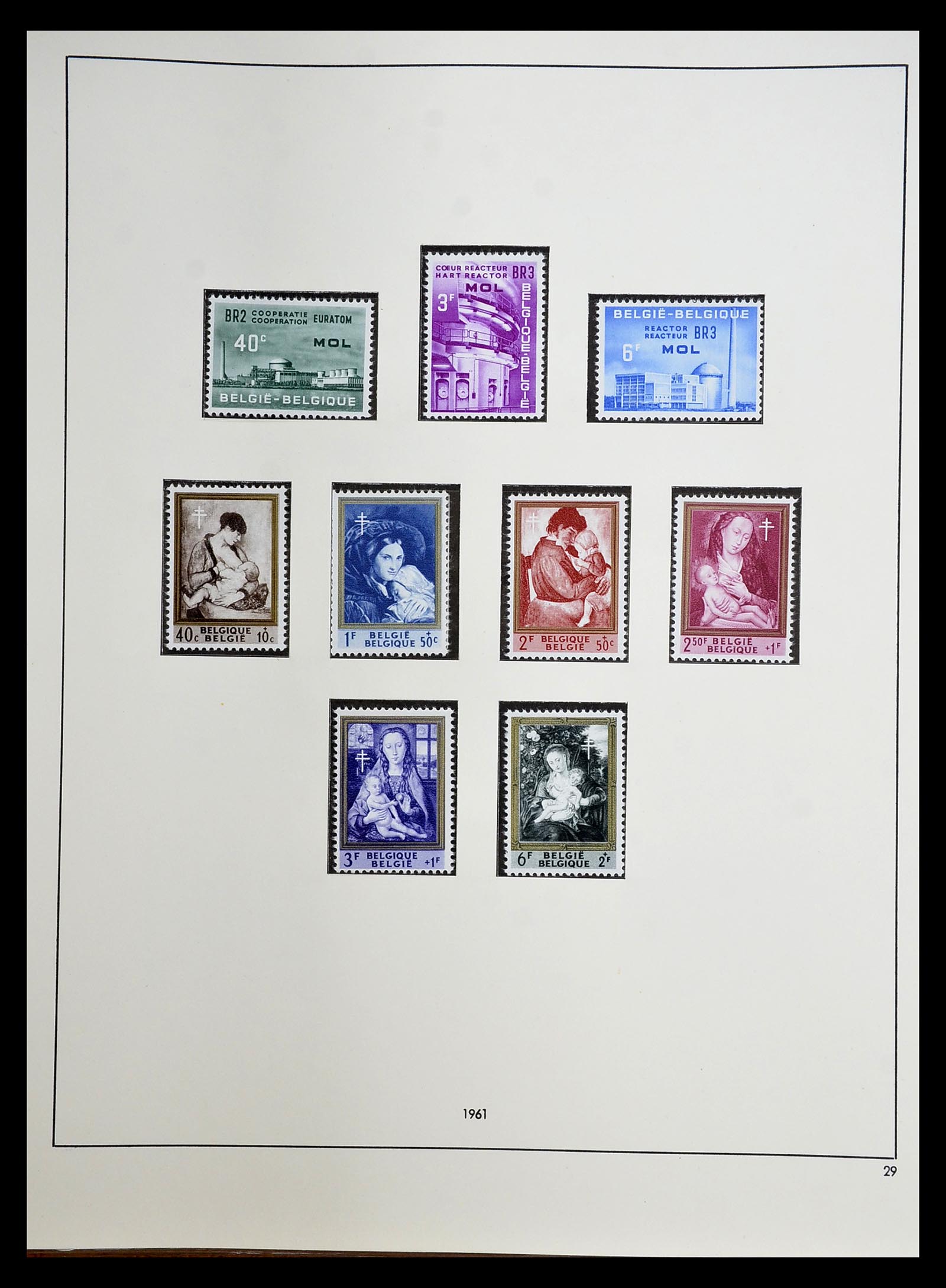 34658 009 - Stamp Collection 34658 Belgium 1963-2005.