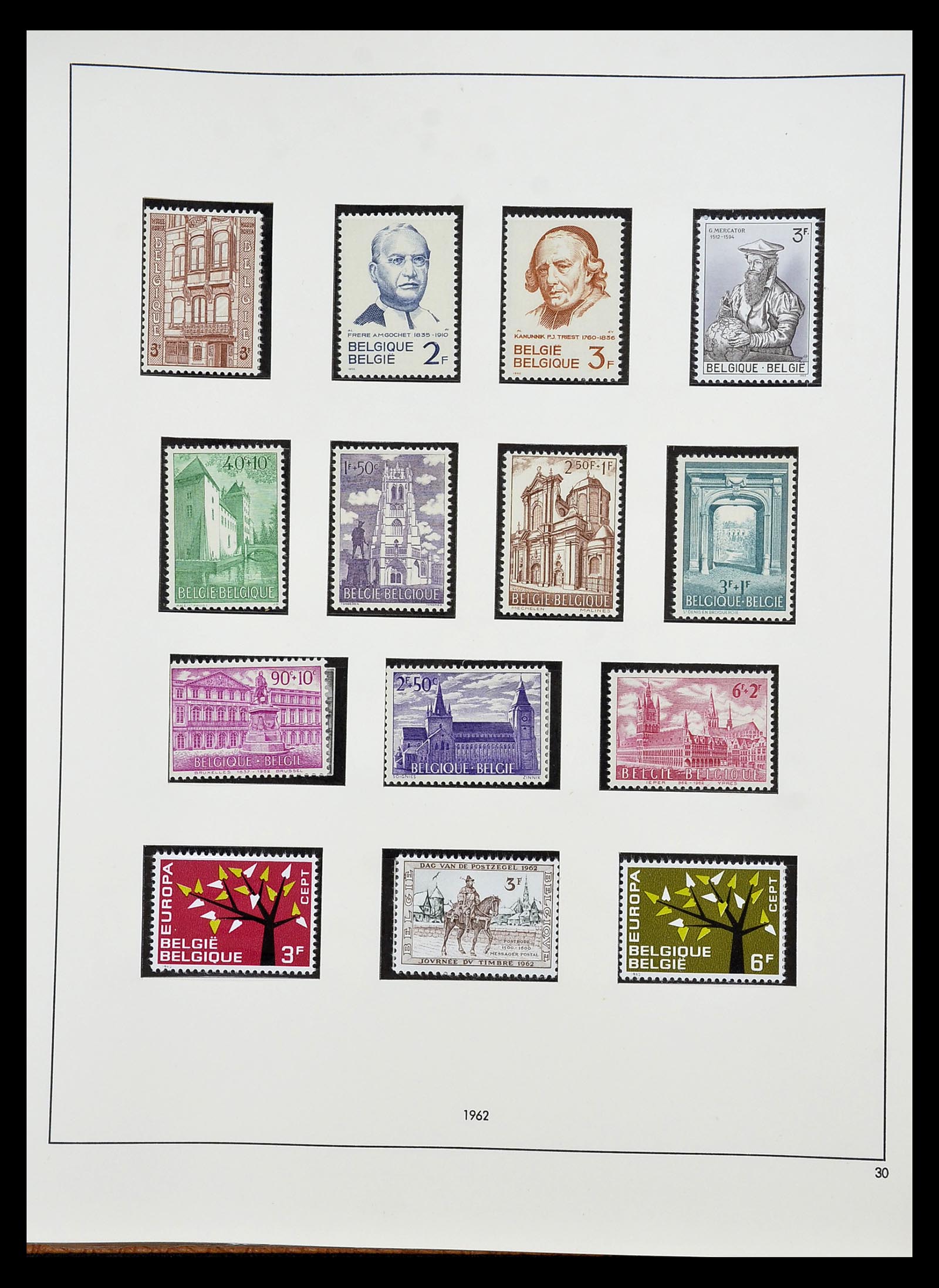 34658 010 - Stamp Collection 34658 Belgium 1963-2005.