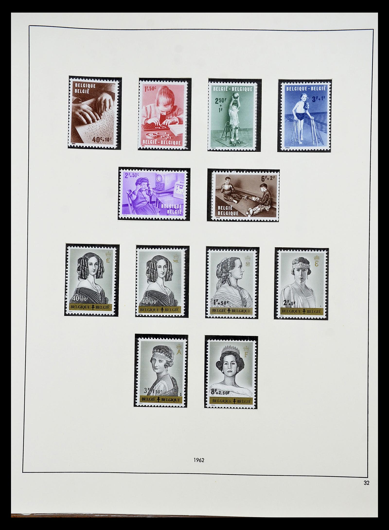 34658 012 - Stamp Collection 34658 Belgium 1963-2005.