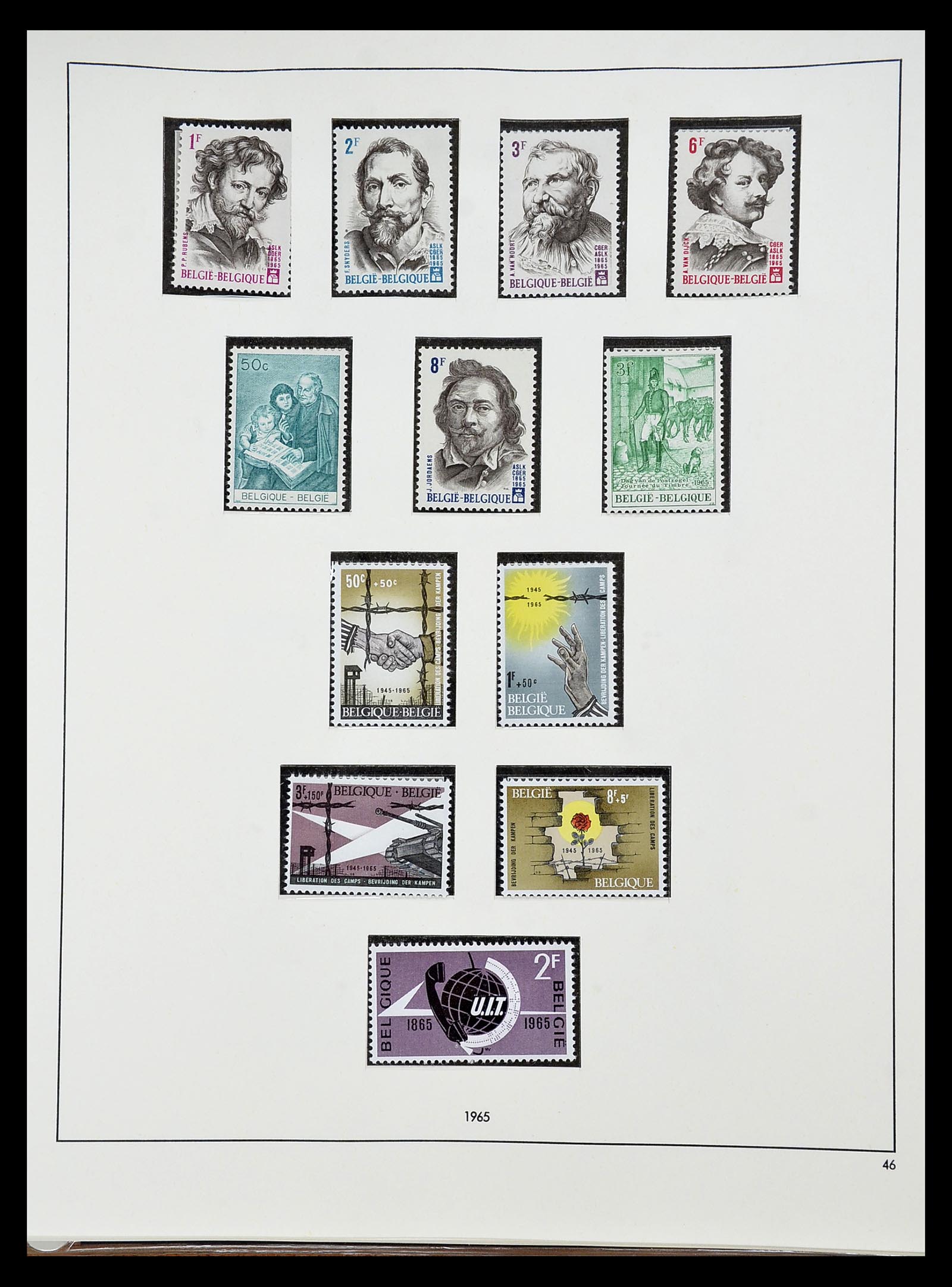 34658 026 - Stamp Collection 34658 Belgium 1963-2005.
