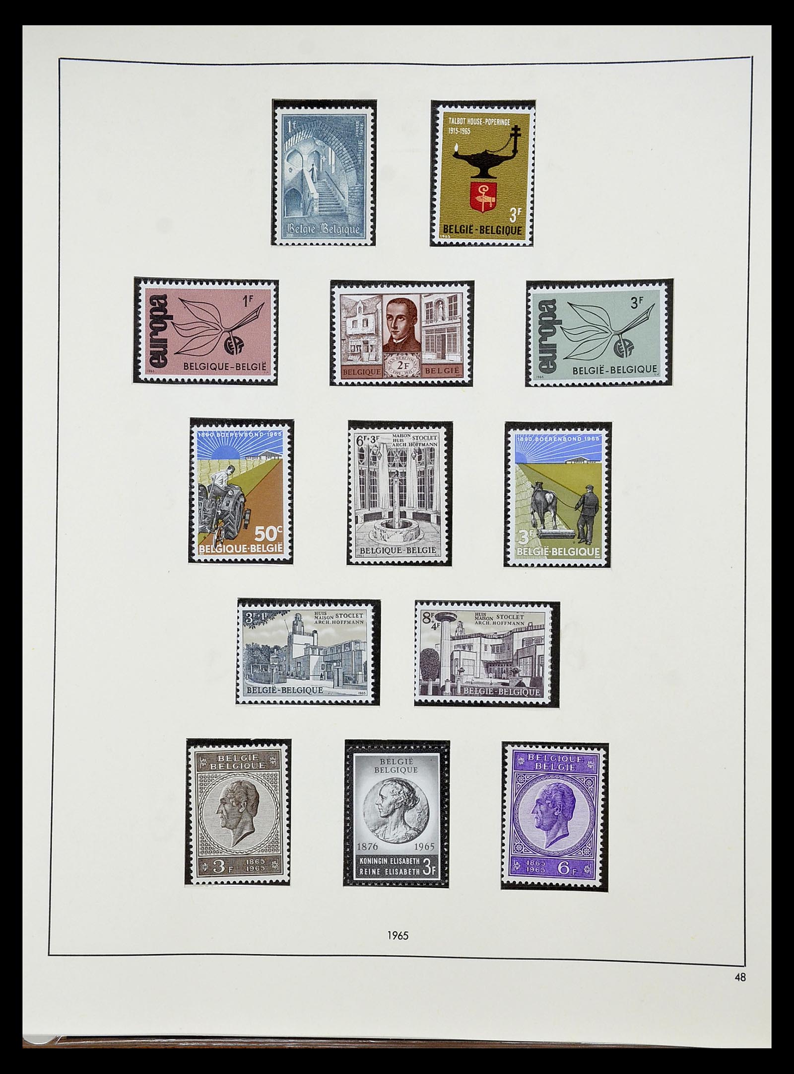 34658 028 - Stamp Collection 34658 Belgium 1963-2005.