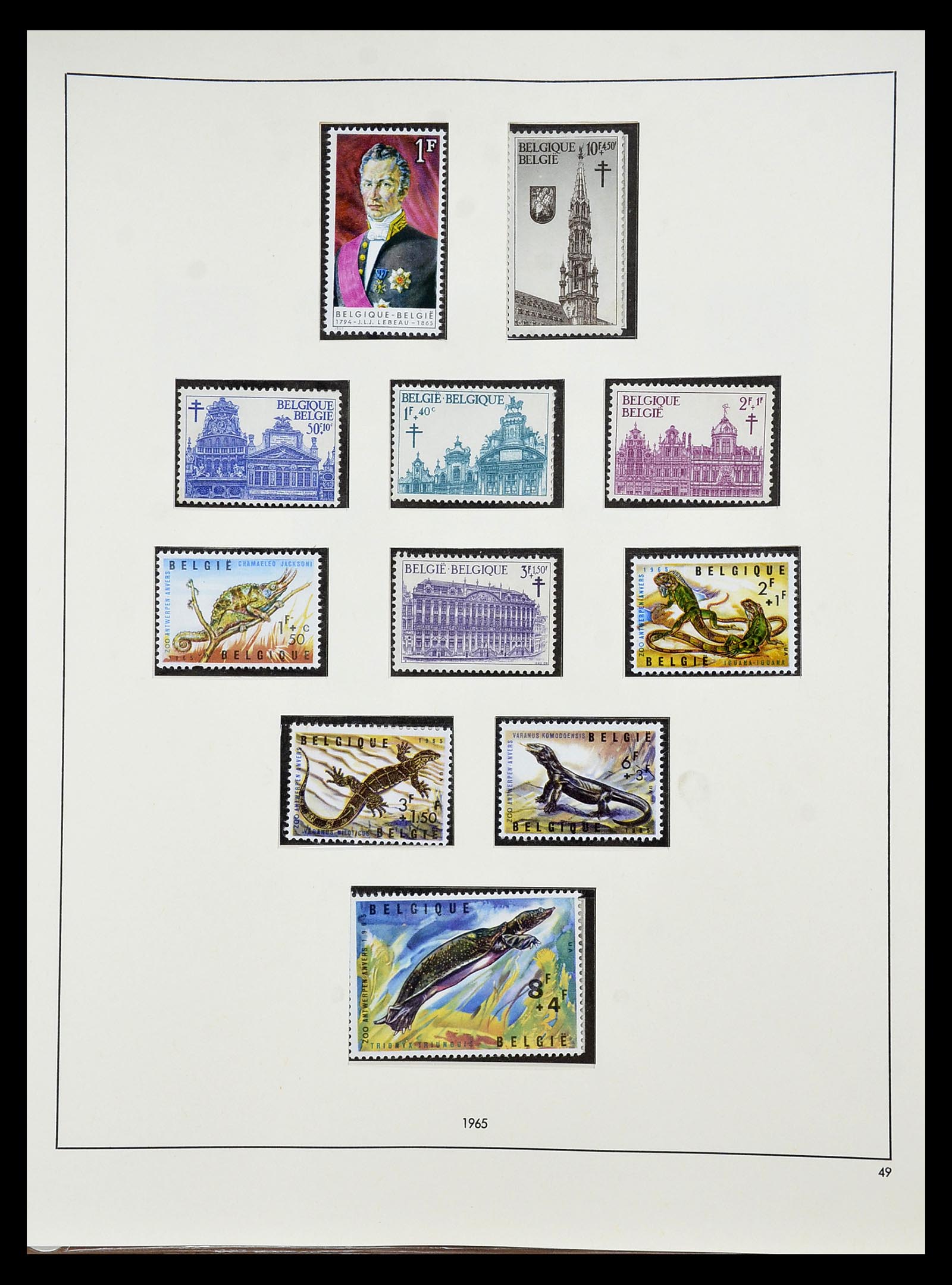 34658 029 - Stamp Collection 34658 Belgium 1963-2005.