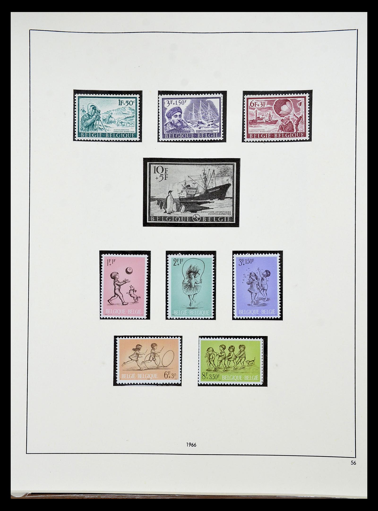34658 036 - Stamp Collection 34658 Belgium 1963-2005.