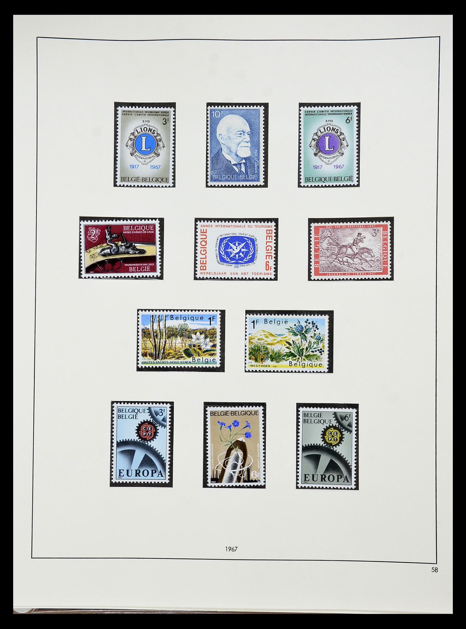 34658 038 - Stamp Collection 34658 Belgium 1963-2005.