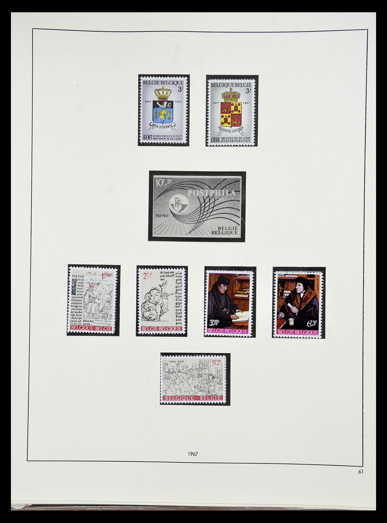 34658 041 - Stamp Collection 34658 Belgium 1963-2005.