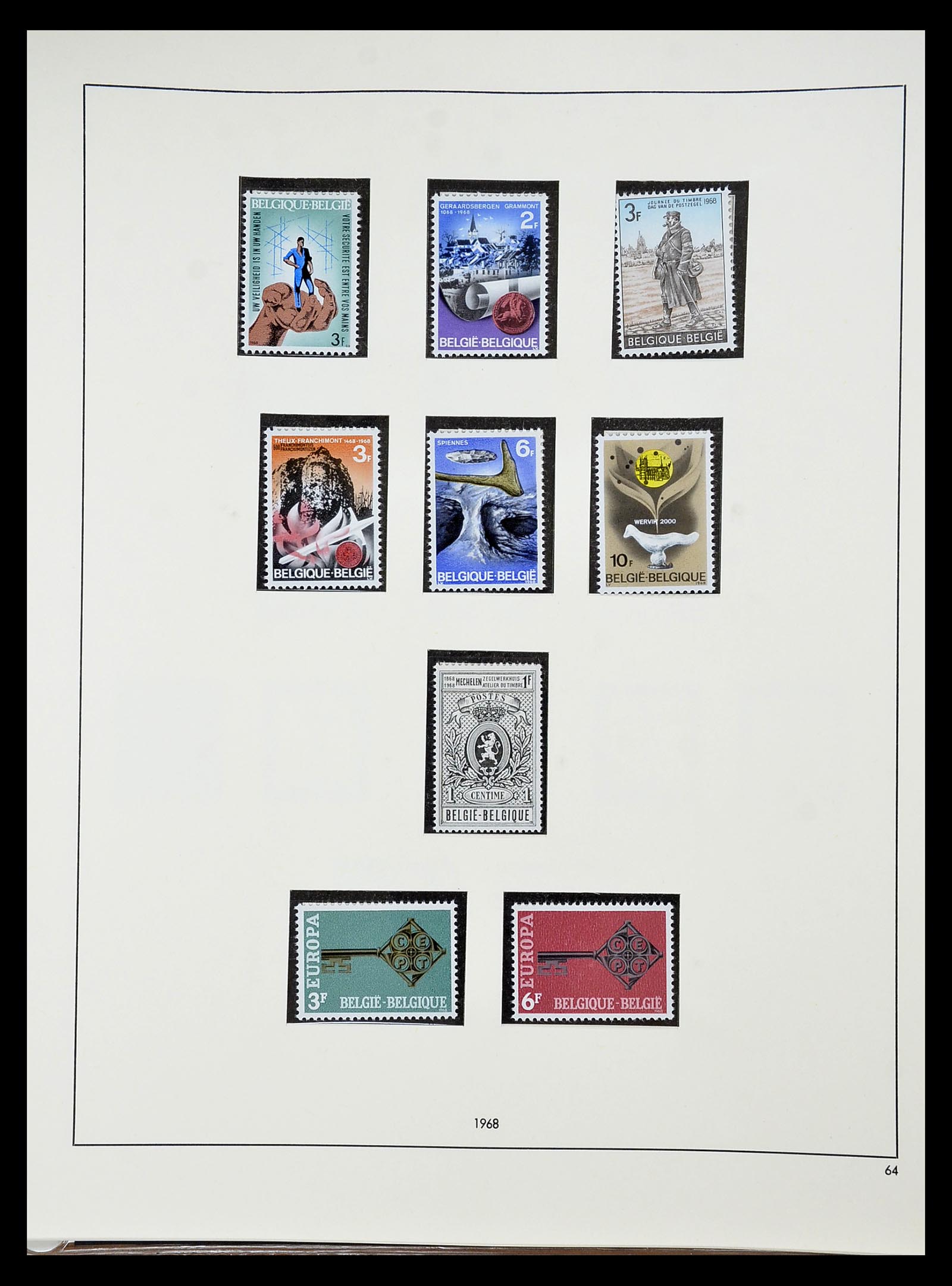 34658 044 - Stamp Collection 34658 Belgium 1963-2005.