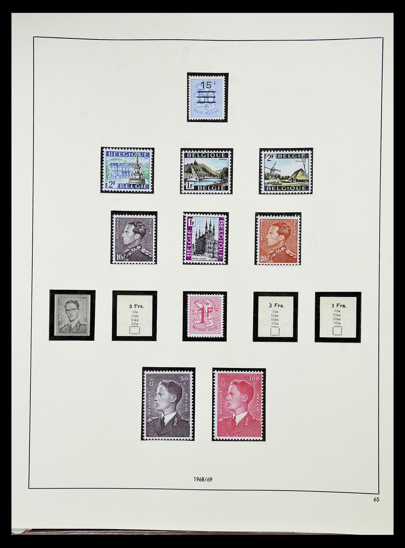 34658 045 - Stamp Collection 34658 Belgium 1963-2005.