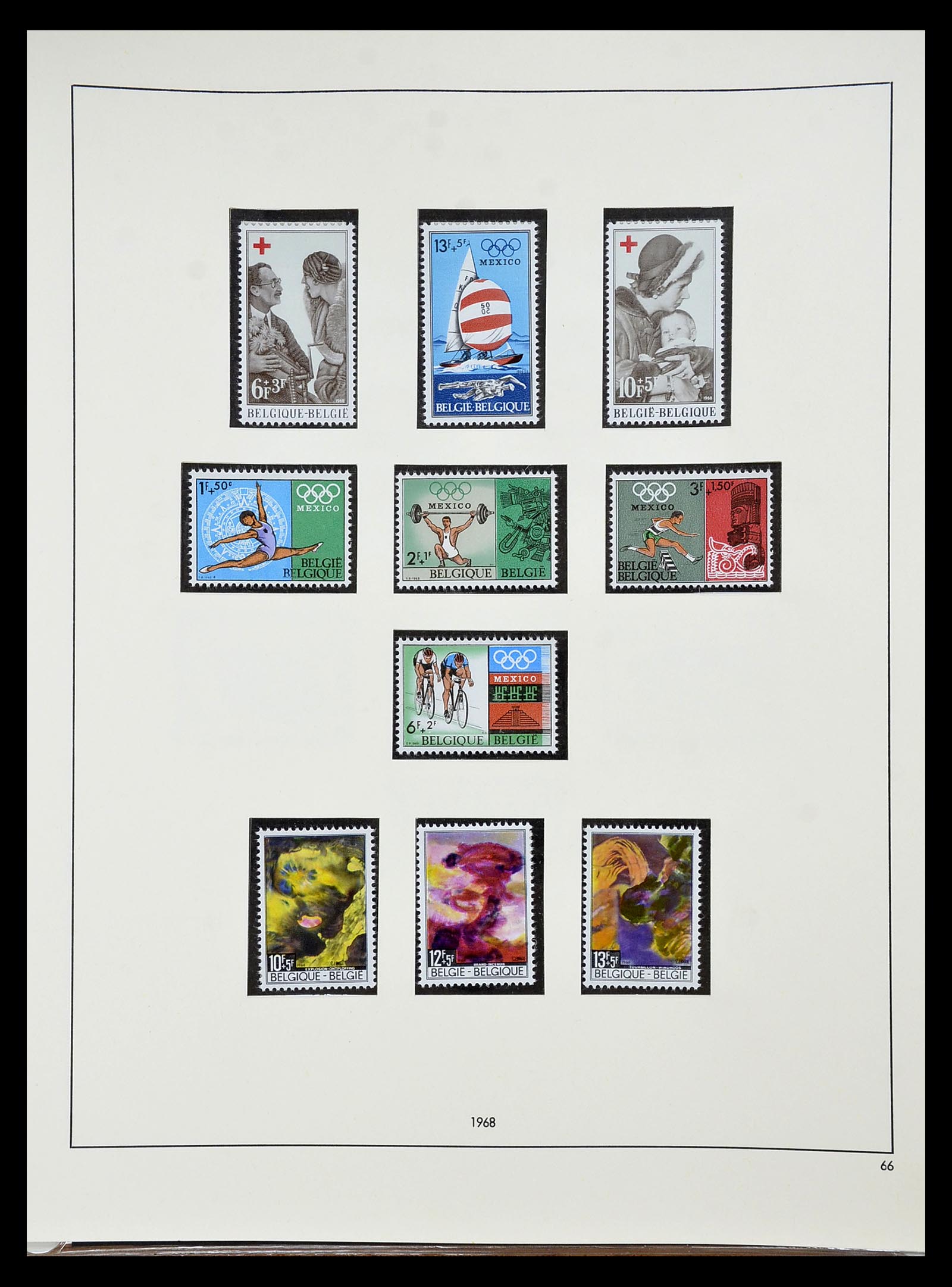 34658 046 - Stamp Collection 34658 Belgium 1963-2005.