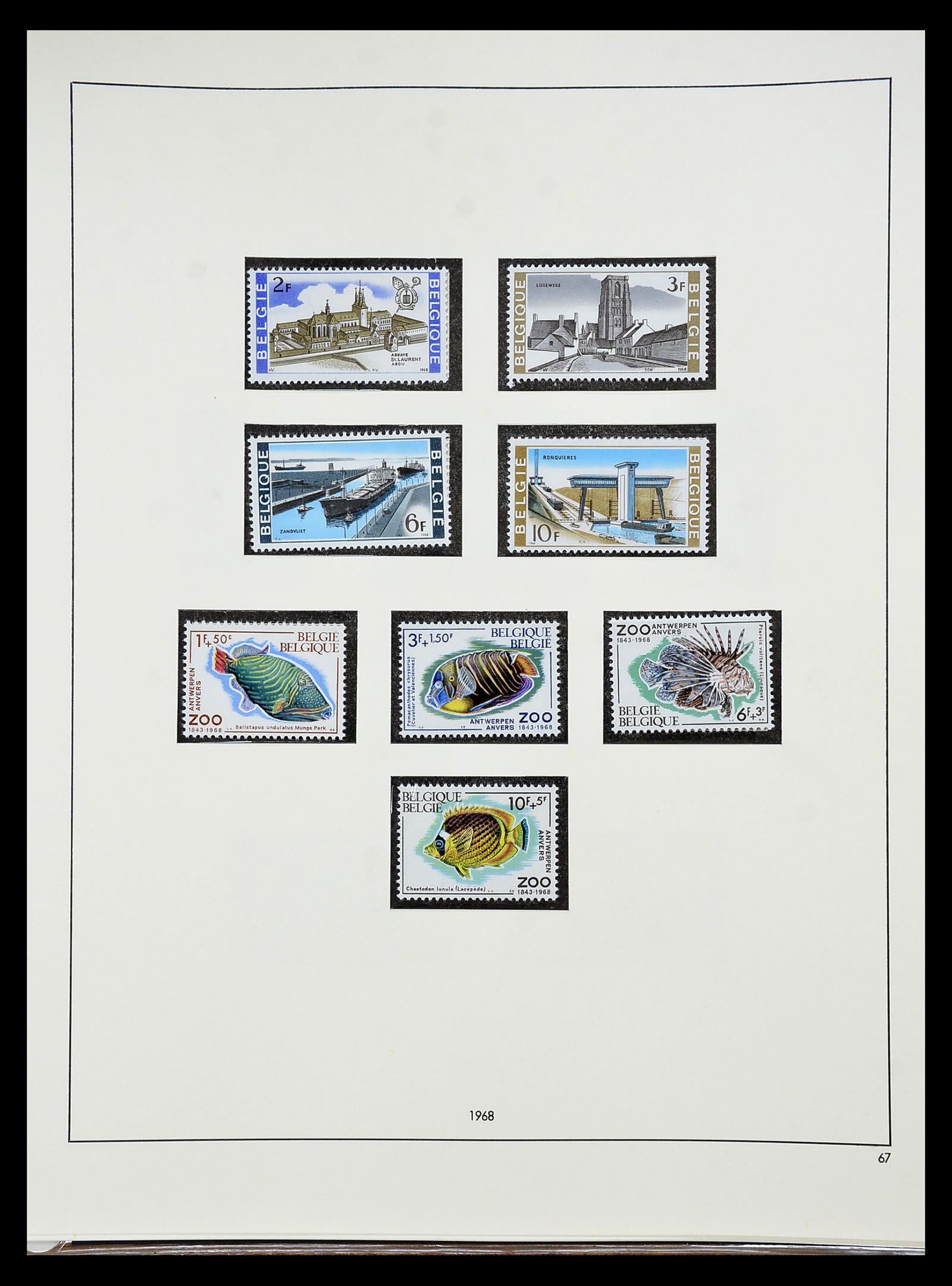 34658 047 - Stamp Collection 34658 Belgium 1963-2005.