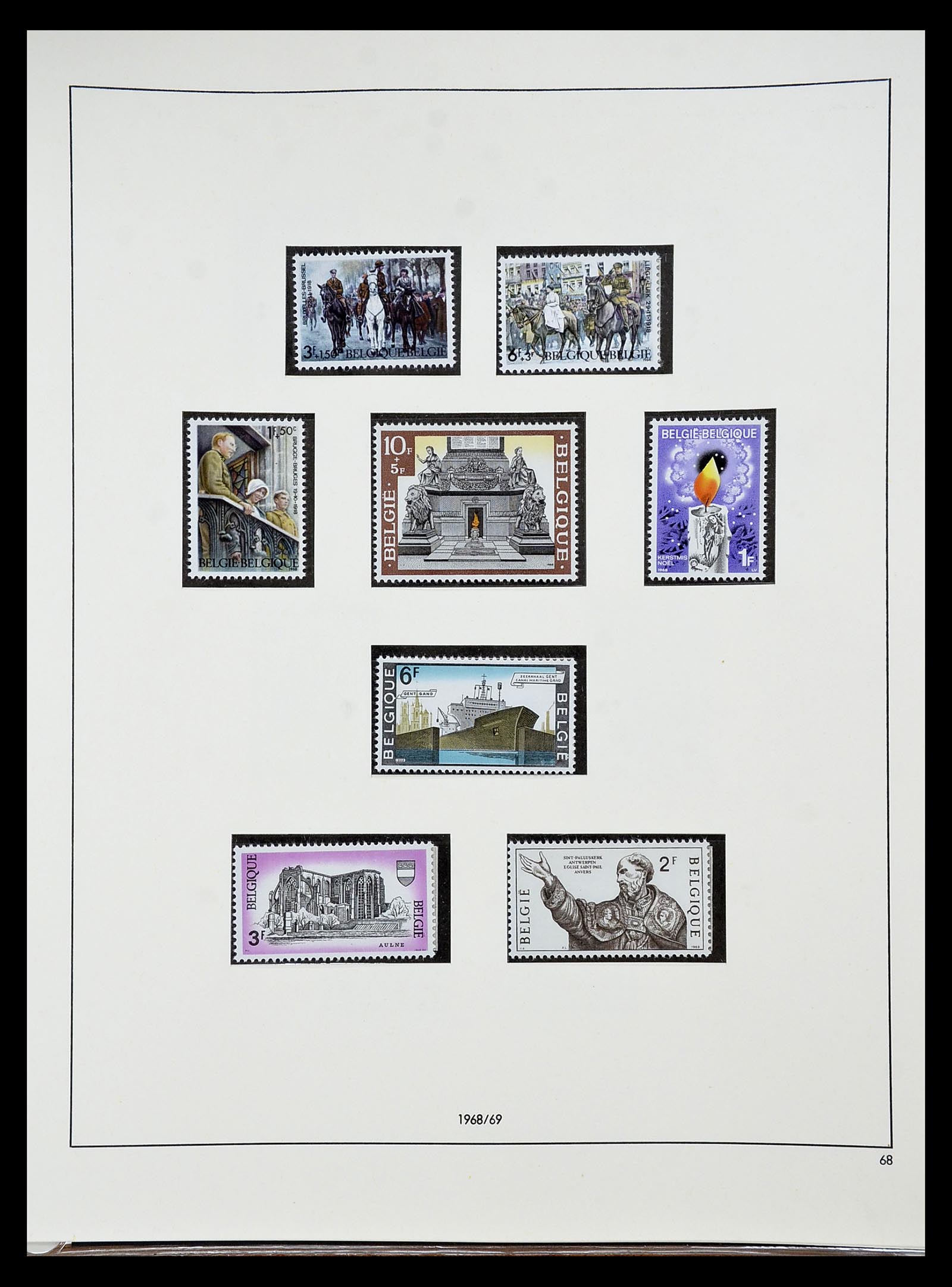 34658 048 - Stamp Collection 34658 Belgium 1963-2005.