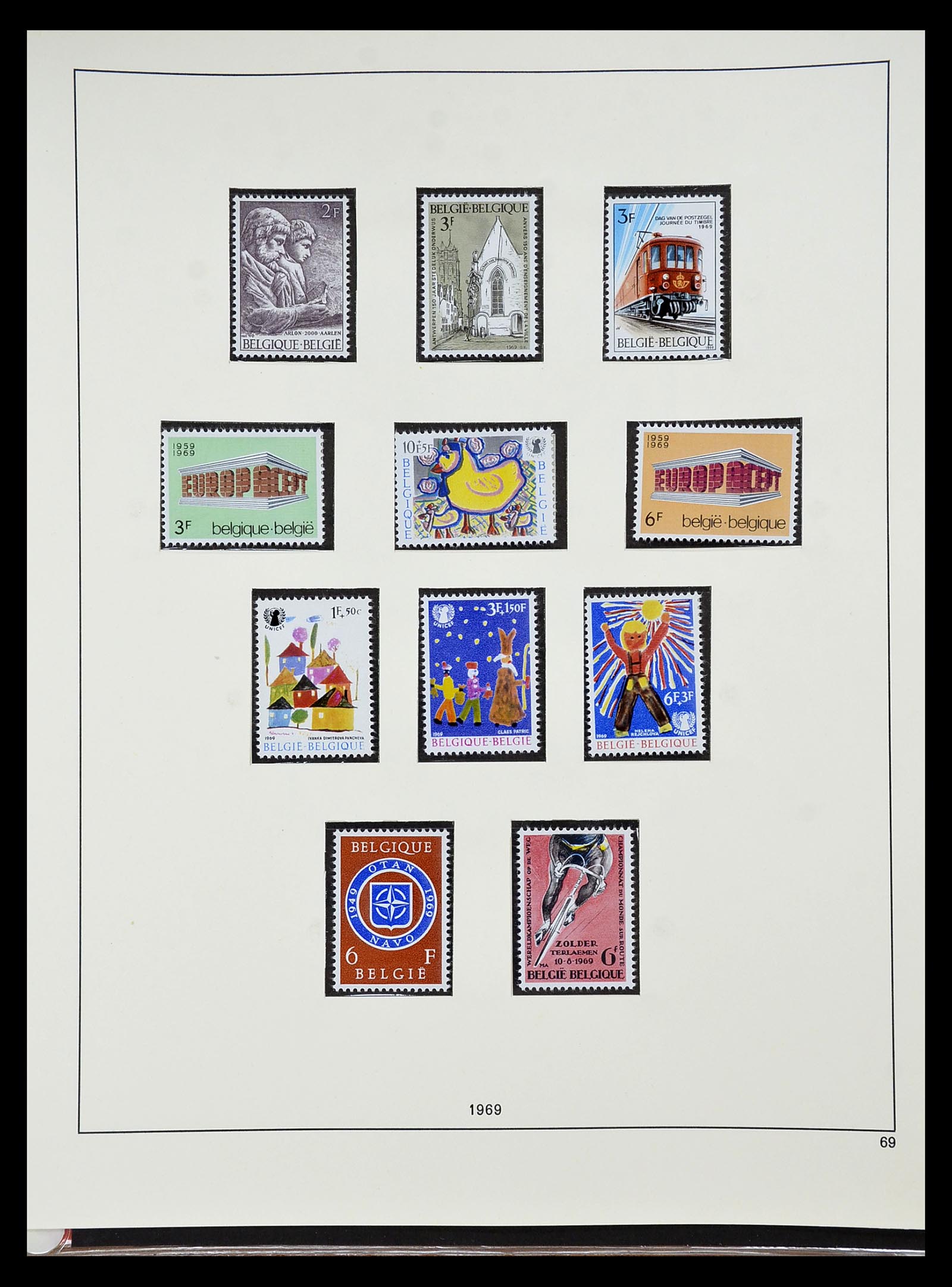 34658 049 - Stamp Collection 34658 Belgium 1963-2005.