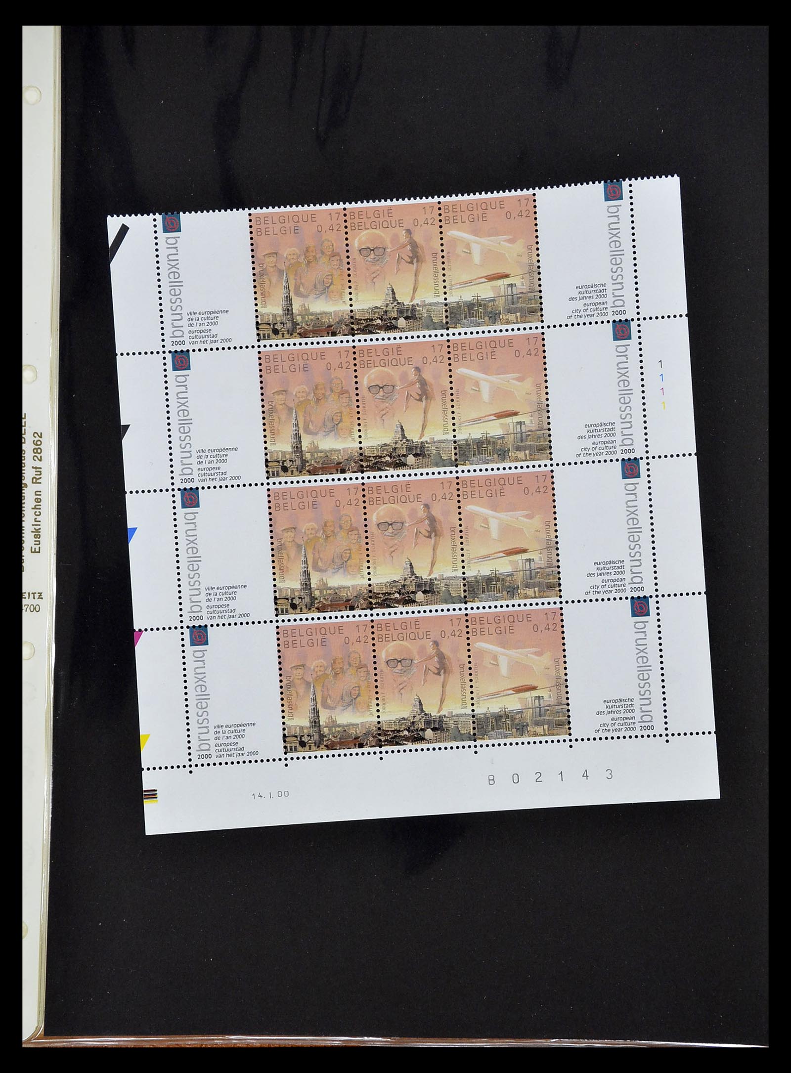 34658 055 - Stamp Collection 34658 Belgium 1963-2005.