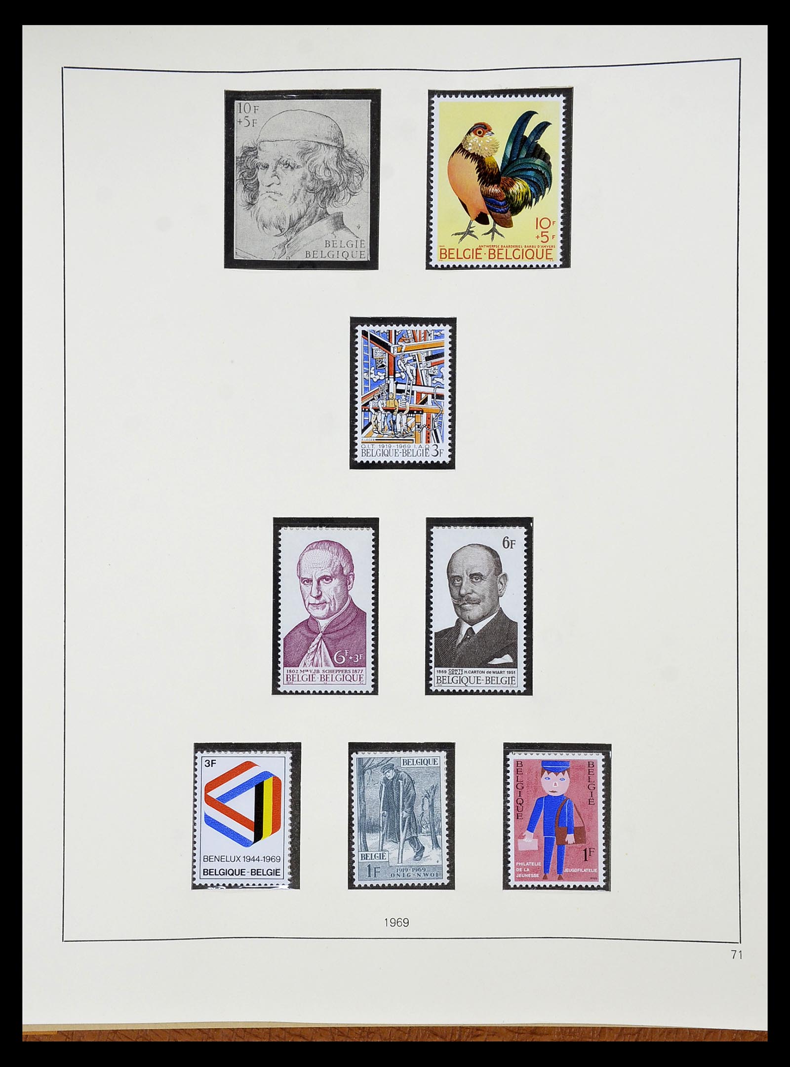 34658 056 - Stamp Collection 34658 Belgium 1963-2005.